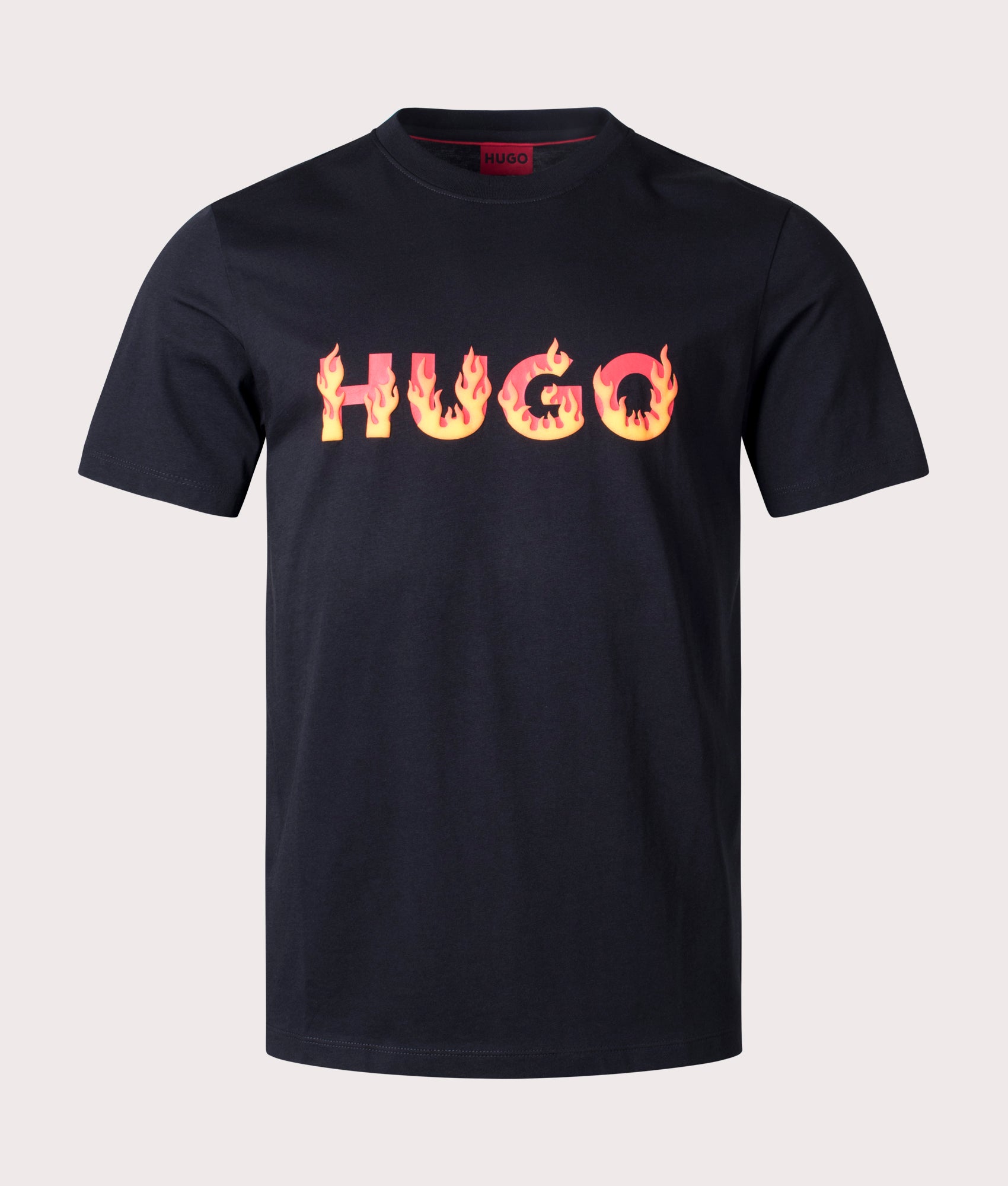 HUGO Mens Danda T-Shirt - Colour: 001 Black - Size: Large