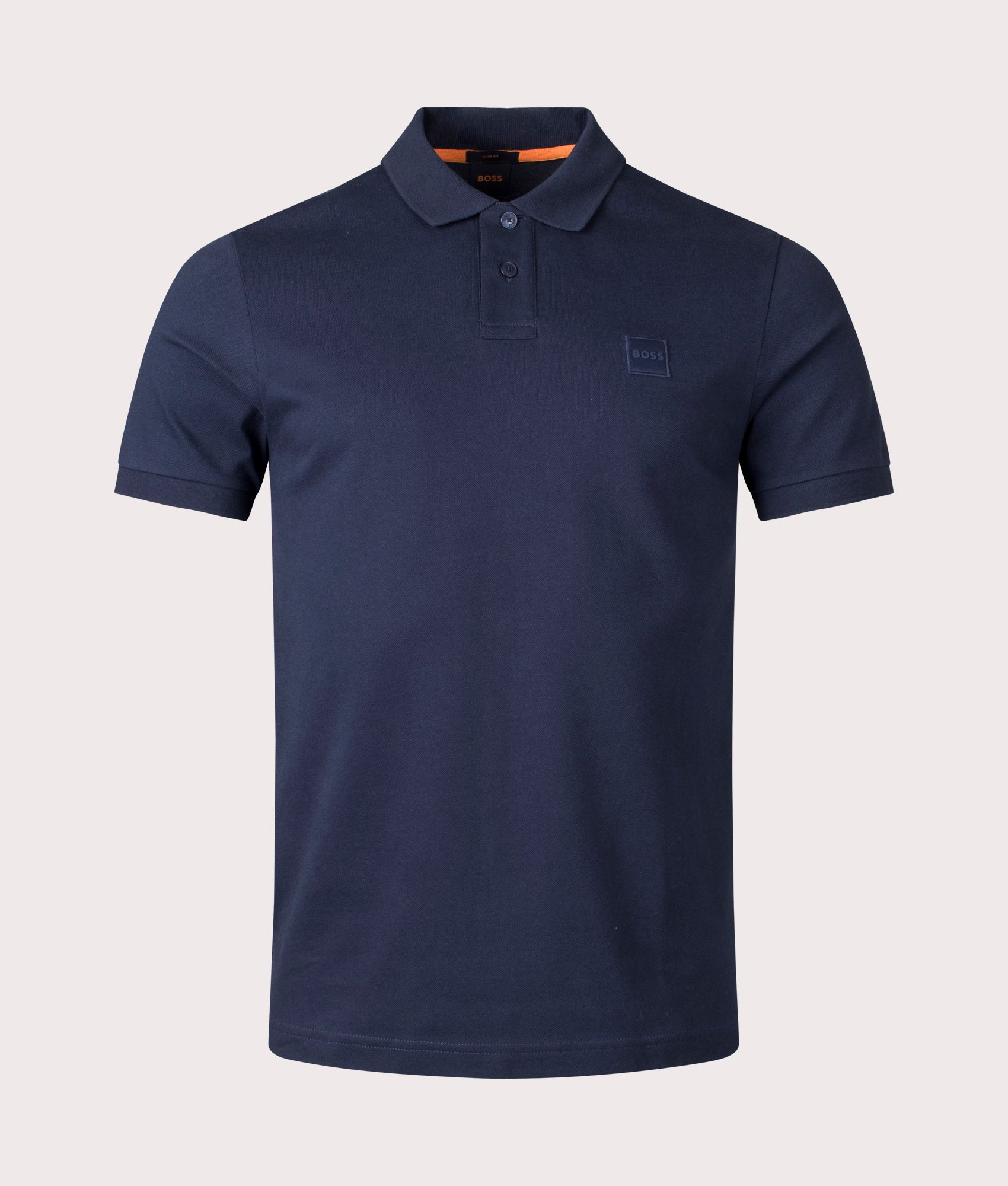 BOSS Mens Slim Fit Passenger Polo Shirt - Colour: 404 Dark Blue - Size: Medium