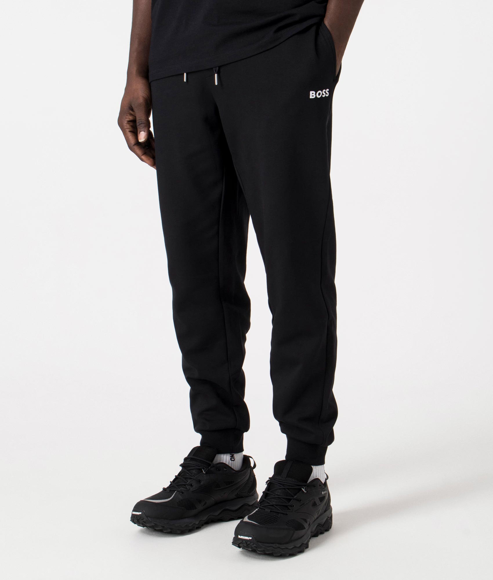 BOSS Mens Heritage Joggers - Colour: 001 Black - Size: Medium