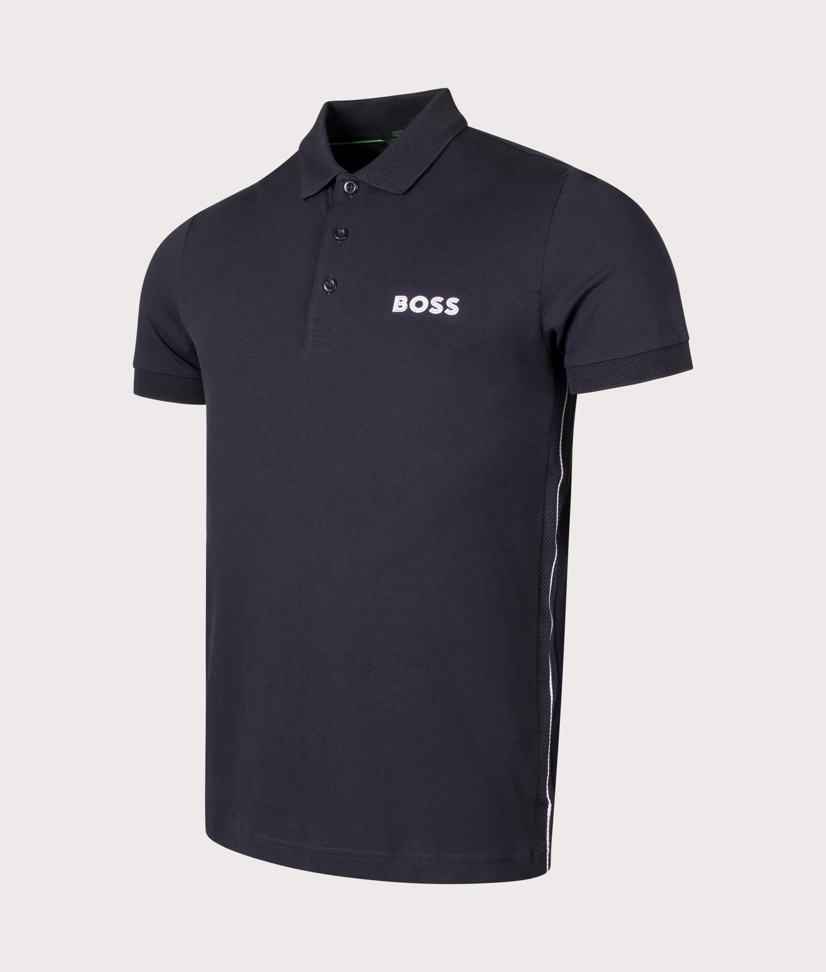 BOSS Mens Slim Fit Paule Polo Shirt - Colour: 402 Dark Blue - Size: Large