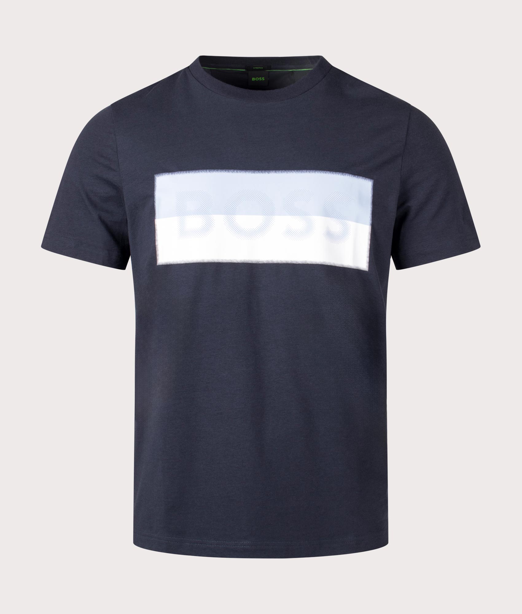 BOSS Mens Tee 9 T-Shirt - Colour: 402 Dark Blue - Size: Medium