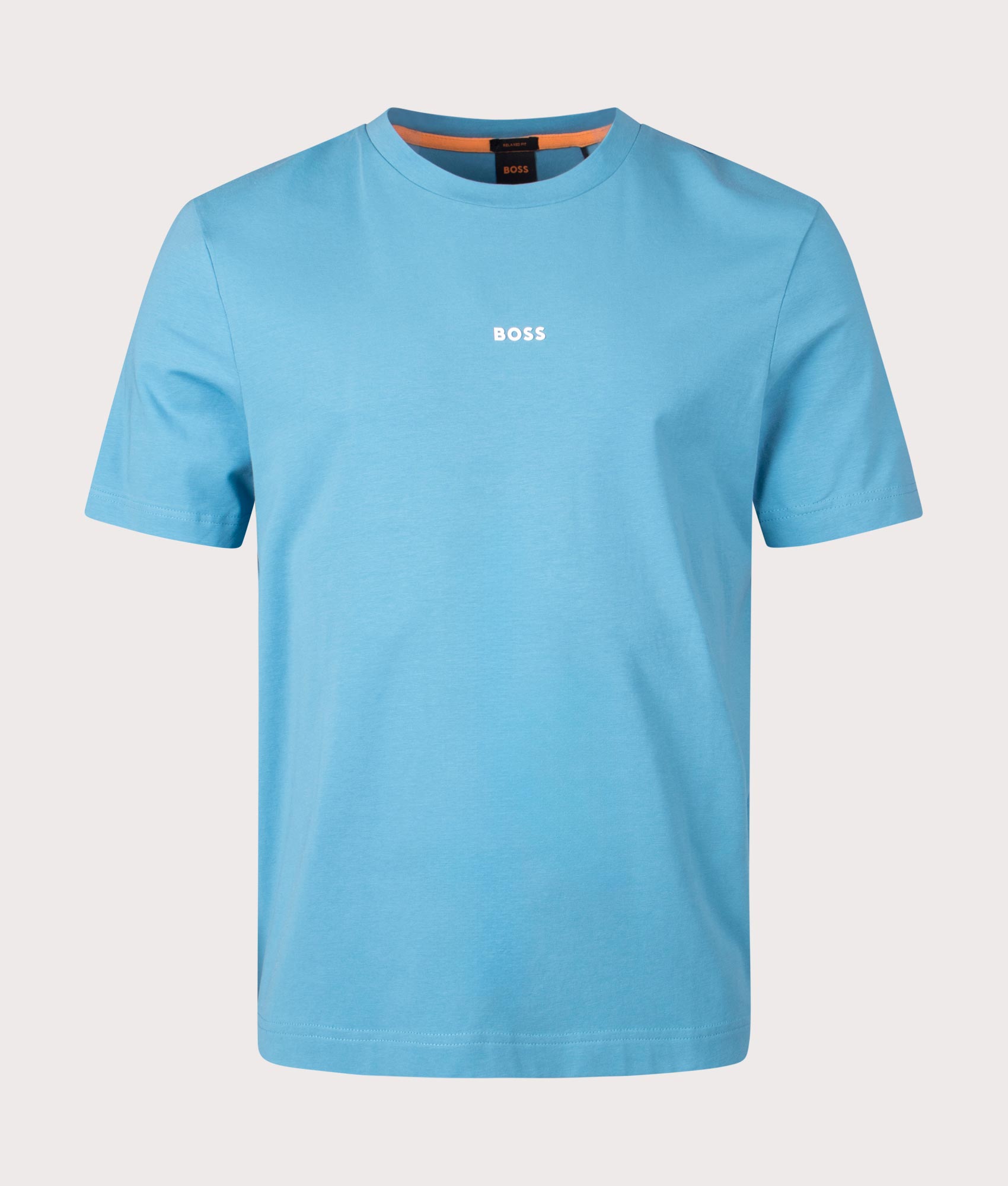 BOSS Mens Tchup T-Shirt - Colour: 486 Open Blue - Size: XXL