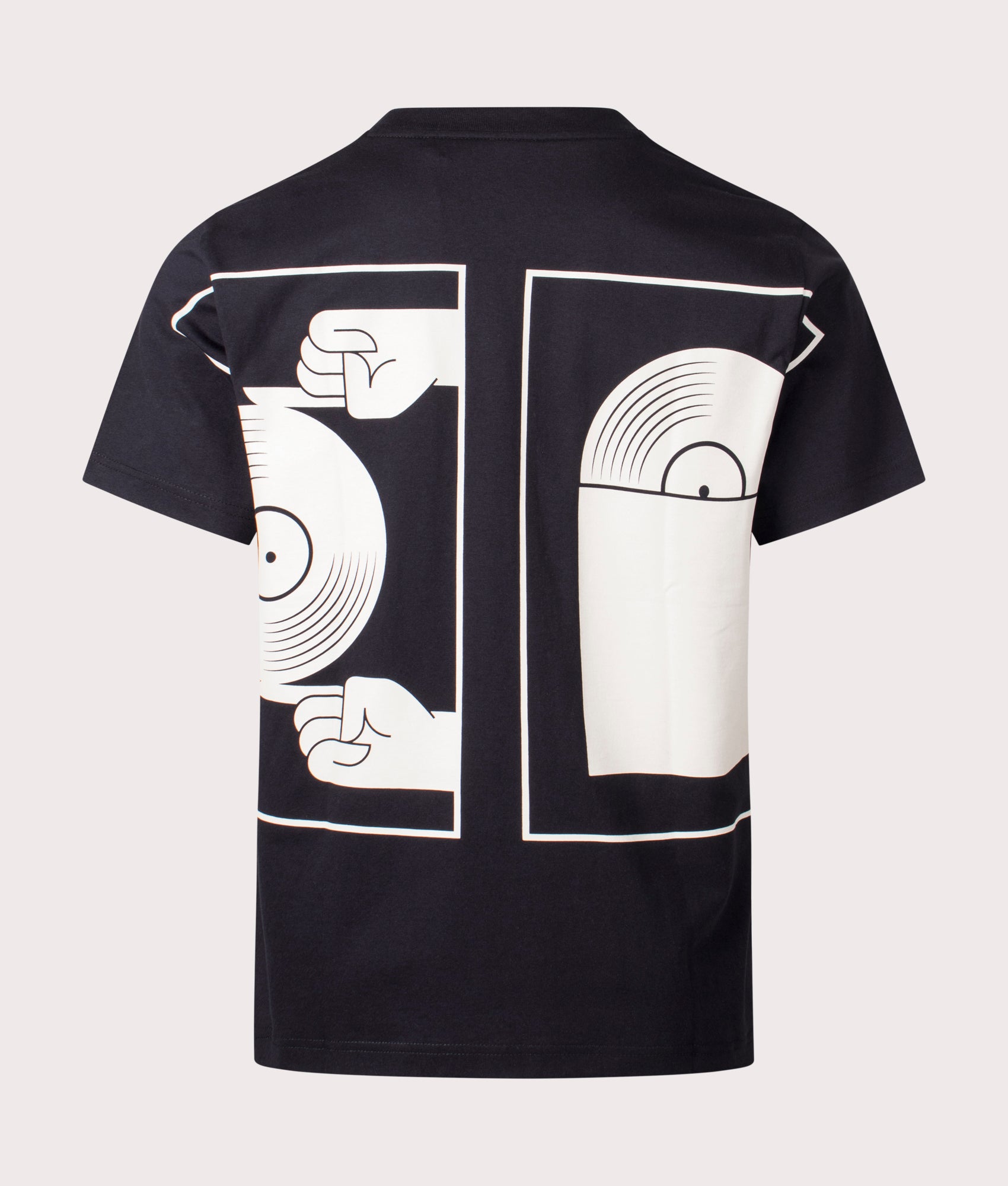 BOSS Mens Te Vinyl T-Shirt - Colour: 001 Black - Size: Large