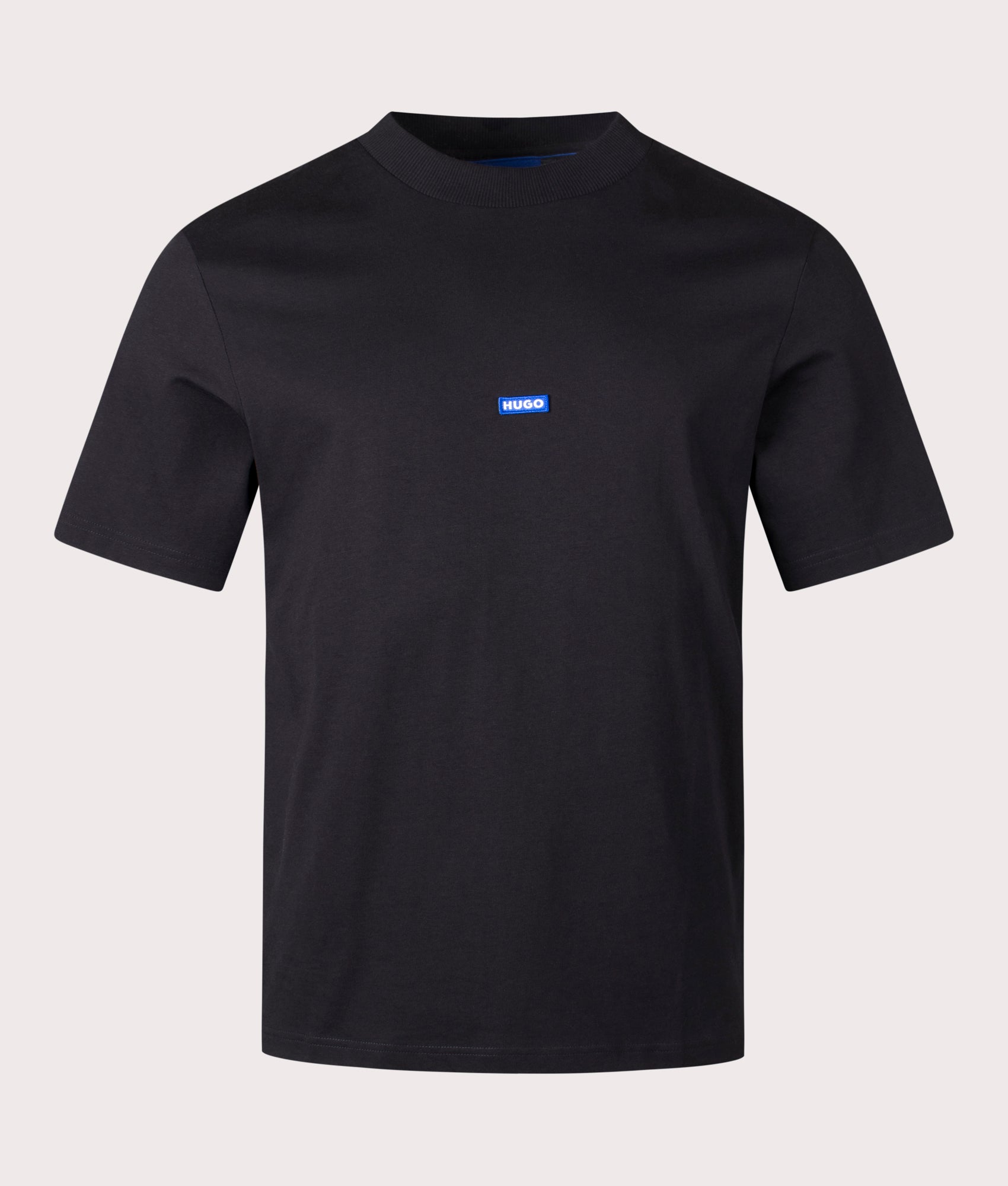 HUGO Mens Nieros T-Shirt - Colour: 001 Black - Size: Large