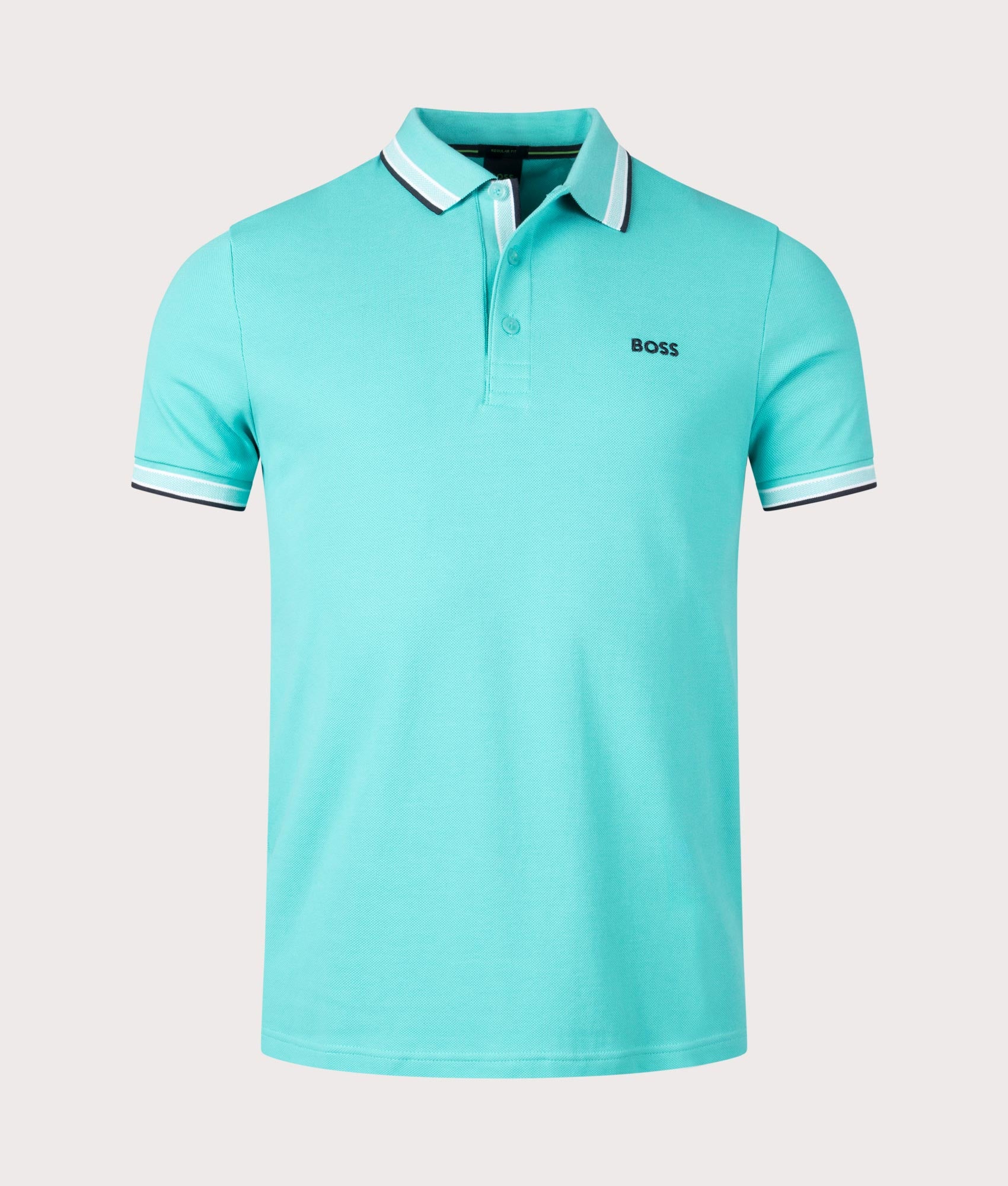 BOSS Mens Paddy Polo Shirt - Colour: 367 Open Green - Size: Large