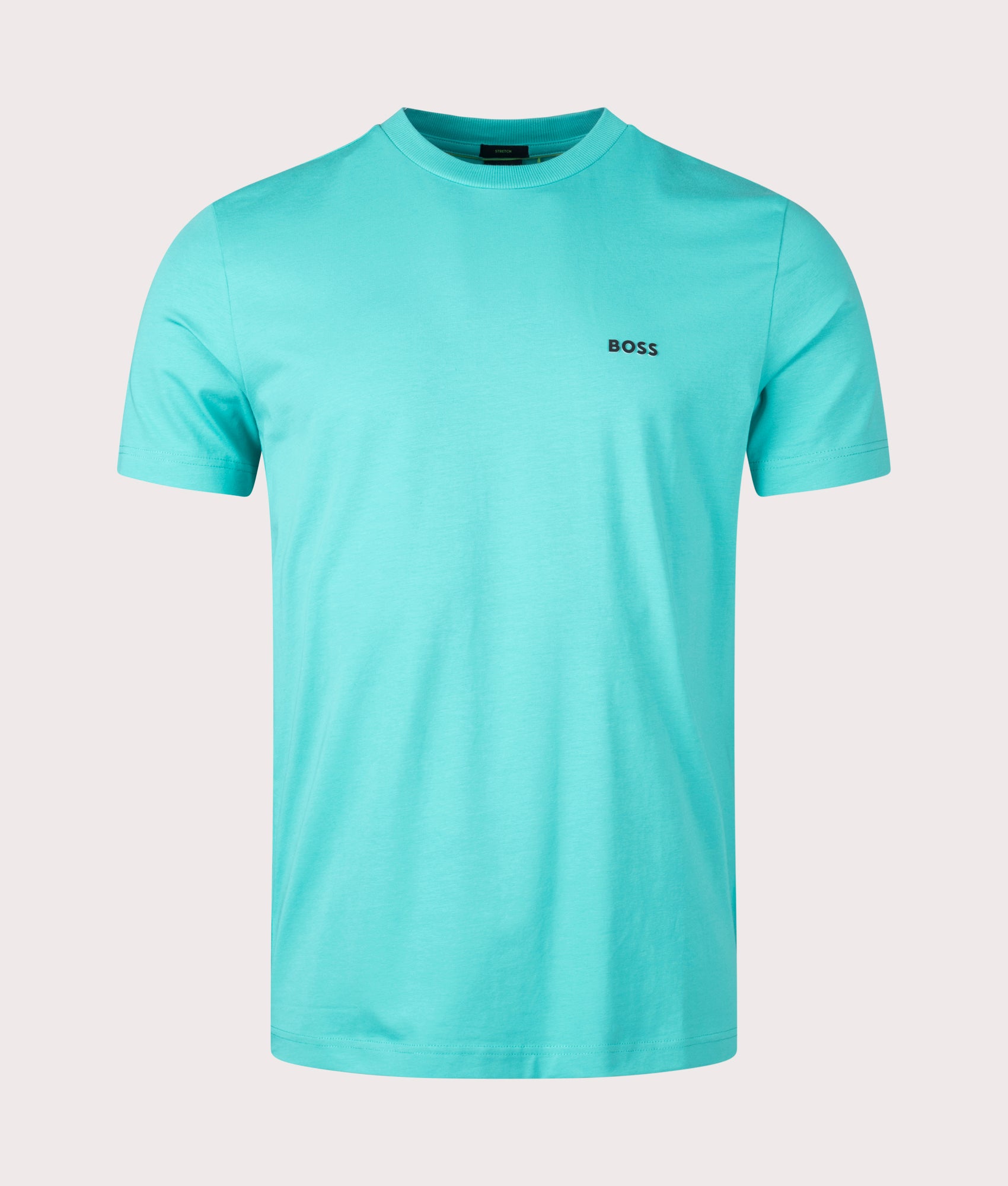 BOSS Mens Crew Neck Tee T-Shirt - Colour: 367 Open Green - Size: Large