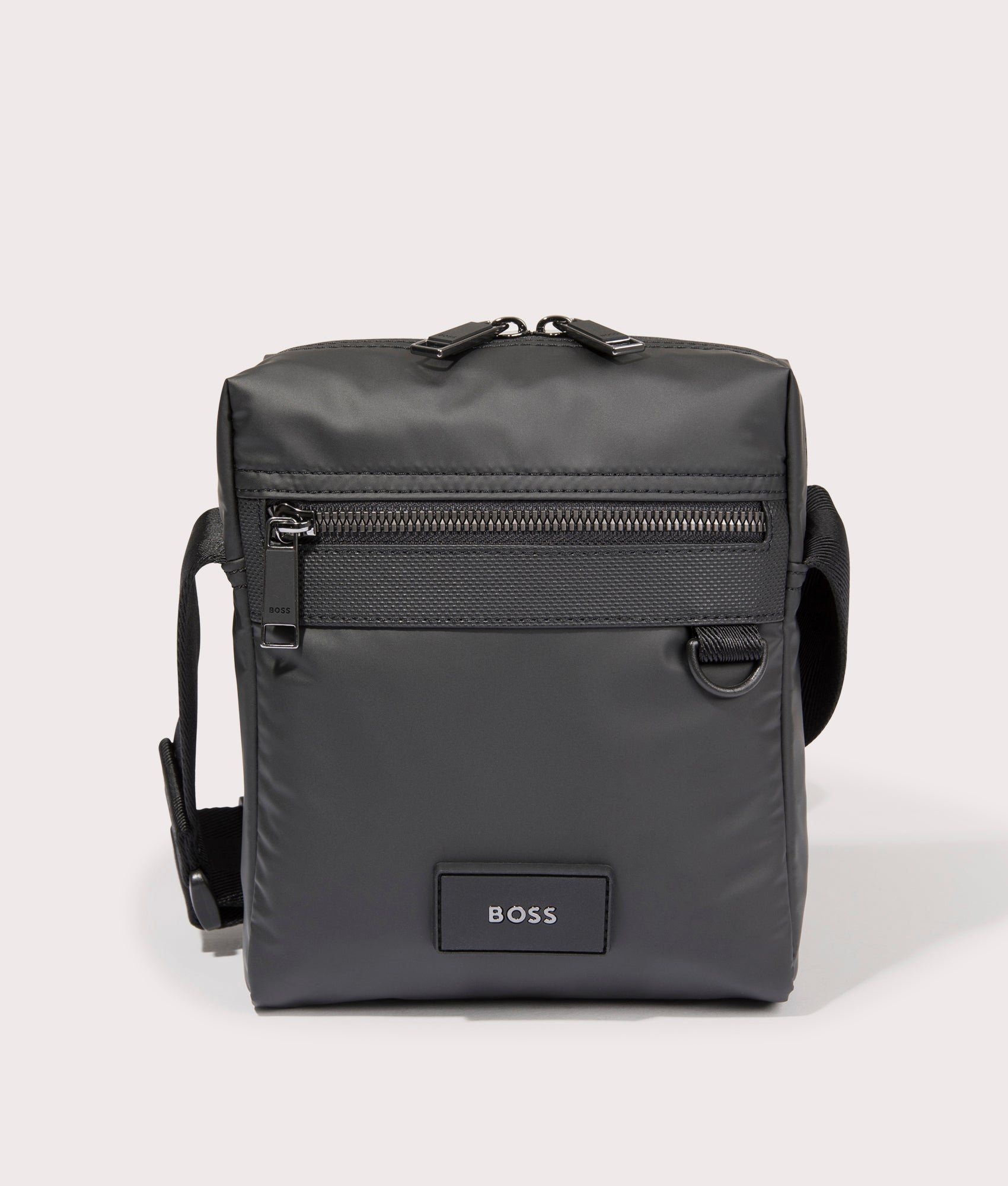 BOSS Mens Iann Crossbody Bag - Colour: 001 Black - Size: One Size