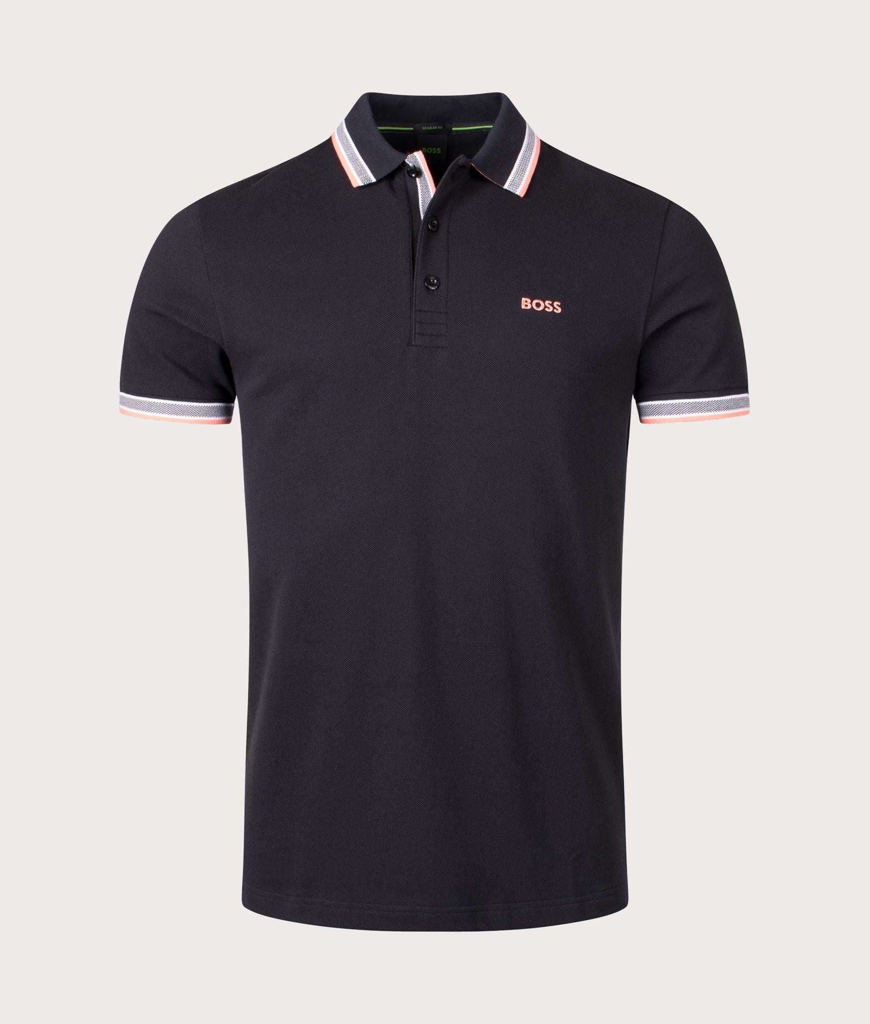 BOSS Mens Paddy Polo Shirt - Colour: 003 Black - Size: XXL