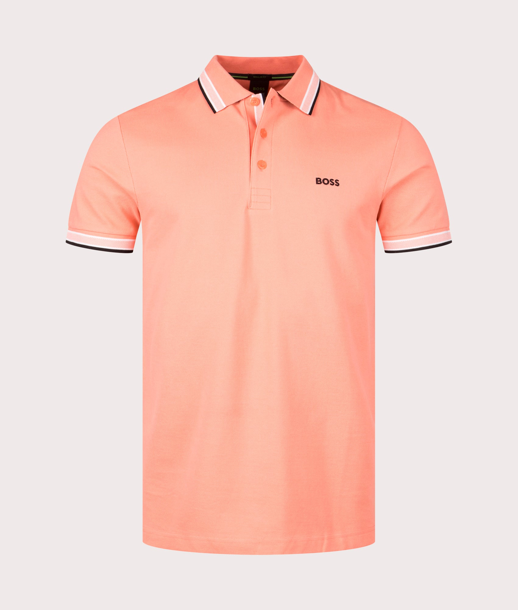 BOSS Mens Paddy Polo Shirt - Colour: 649 Open Red - Size: XXL