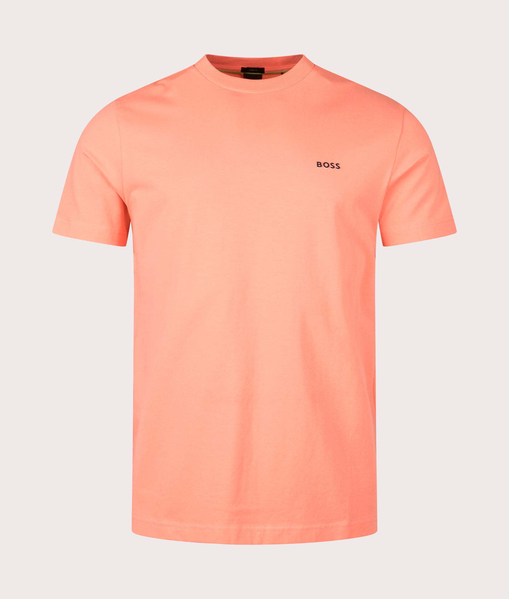 BOSS Mens Crew Neck Tee T-Shirt - Colour: 649 Open Red - Size: XXL