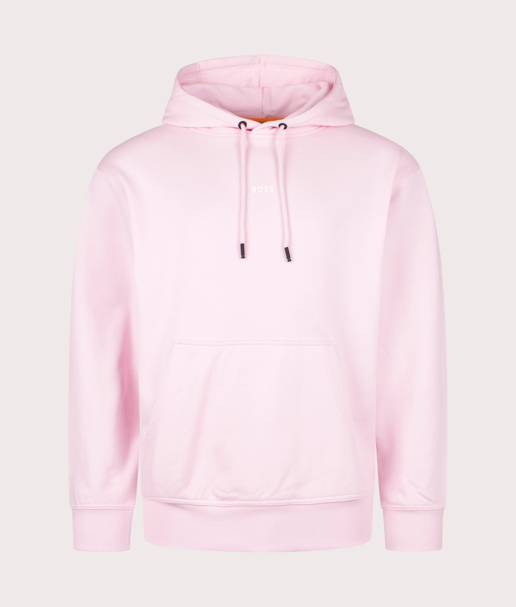BOSS Mens WeSmall Logo Hoodie - Colour: 682 Light/Pastel Pink - Size: XL