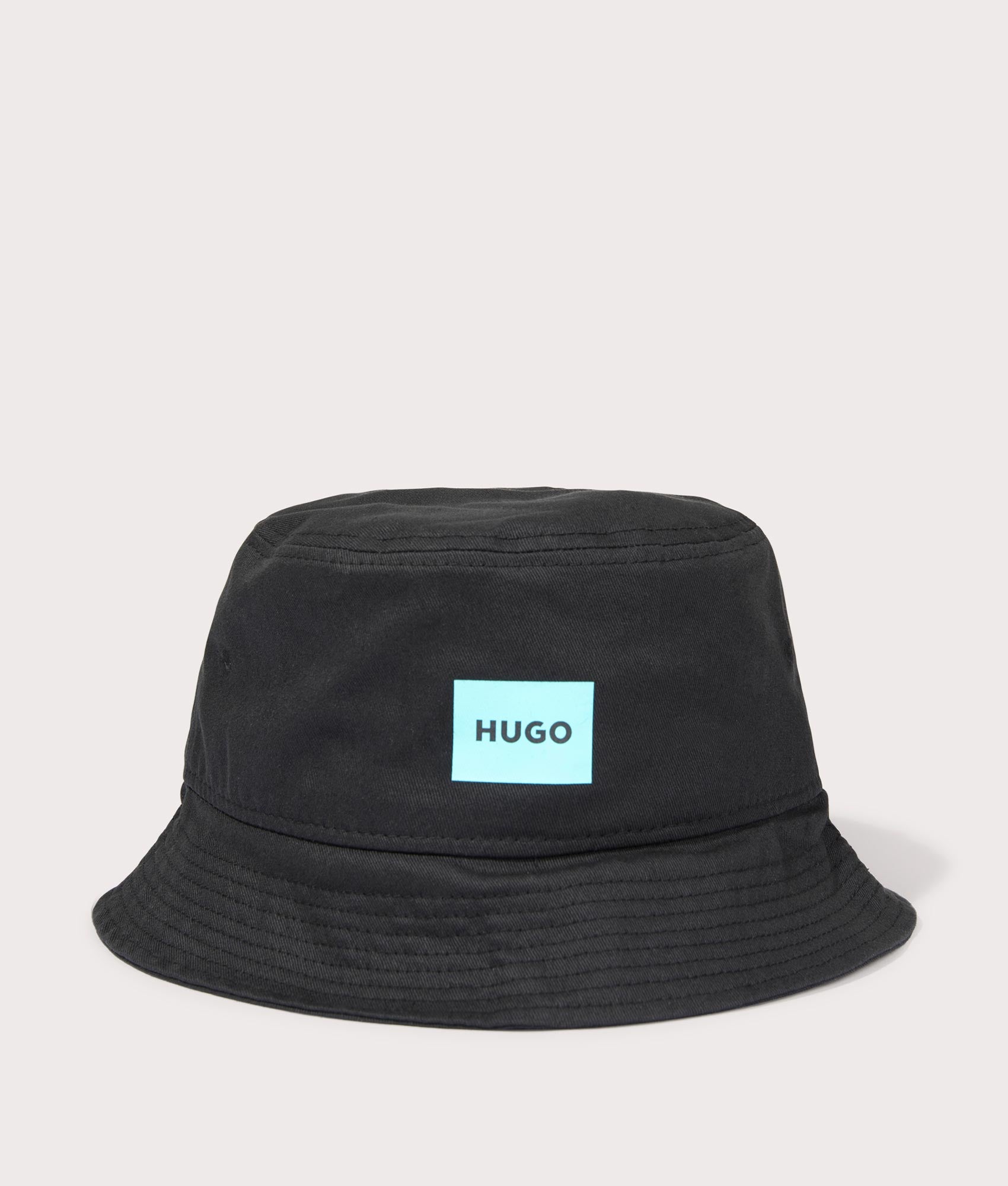 HUGO Mens Larry F Bucket Hat - Colour: 001 Black - Size: L/XL