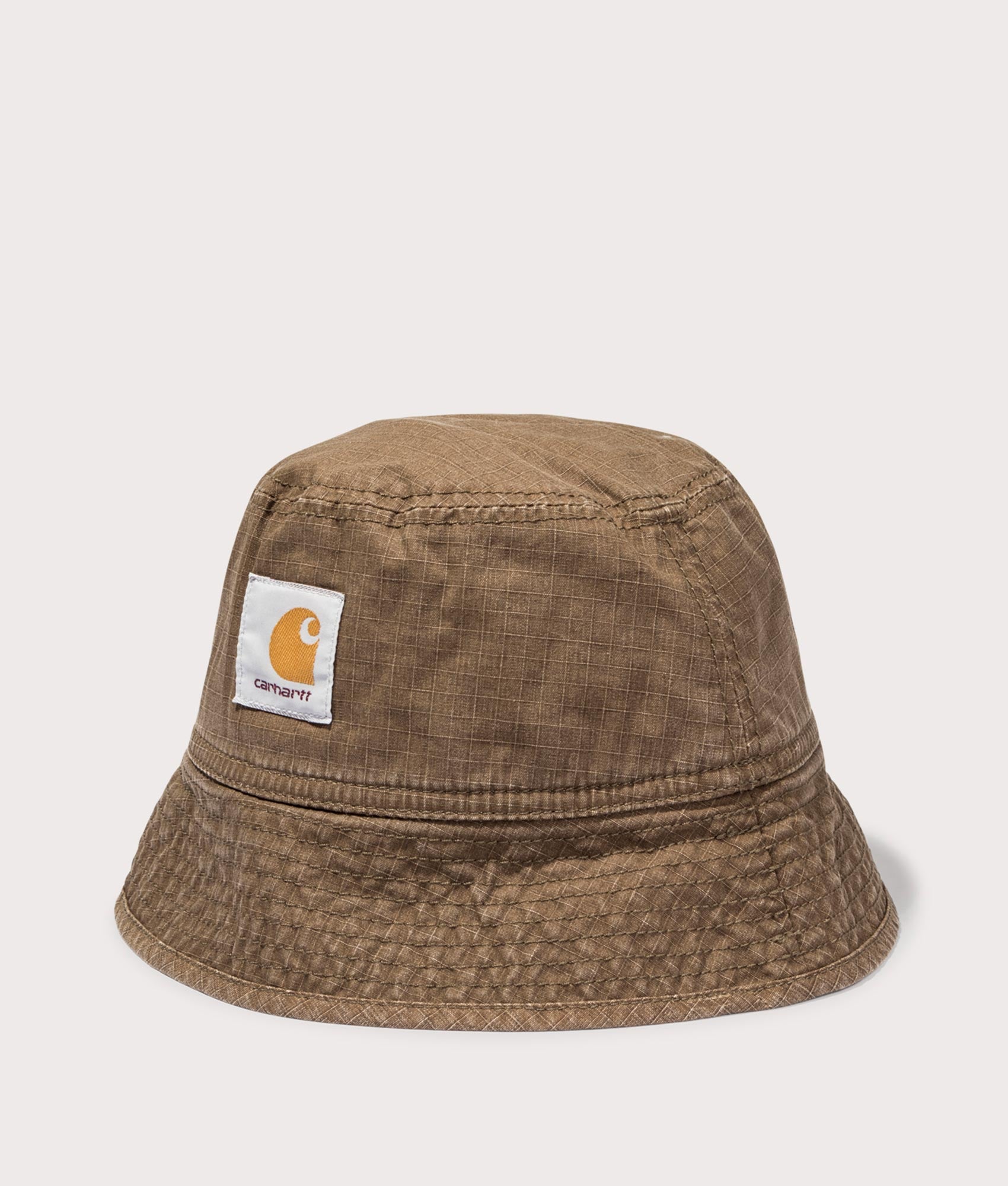 Carhartt WIP Mens Wynton Bucket Hat - Colour: 1FL06 Tamarind/Dusty H Brown - Size: M/L