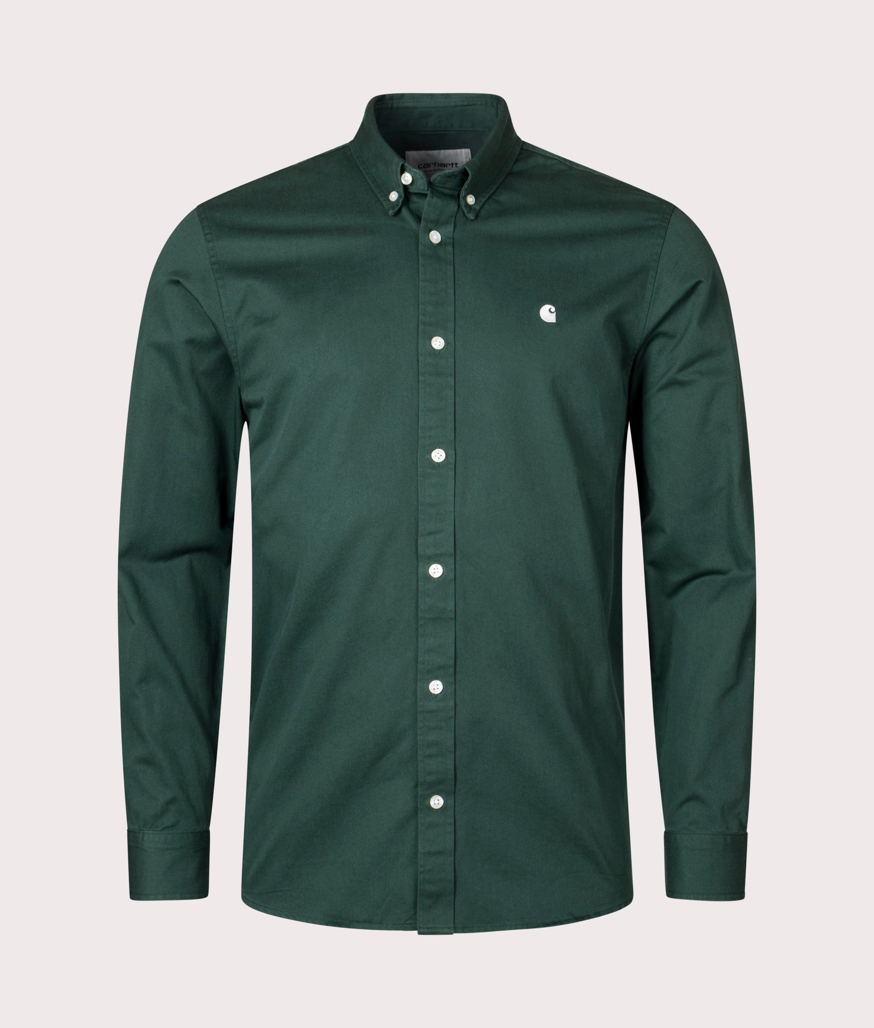 Carhartt WIP Mens Madison Shirt - Colour: 1OHXX Discovery Green/Wax - Size: Medium