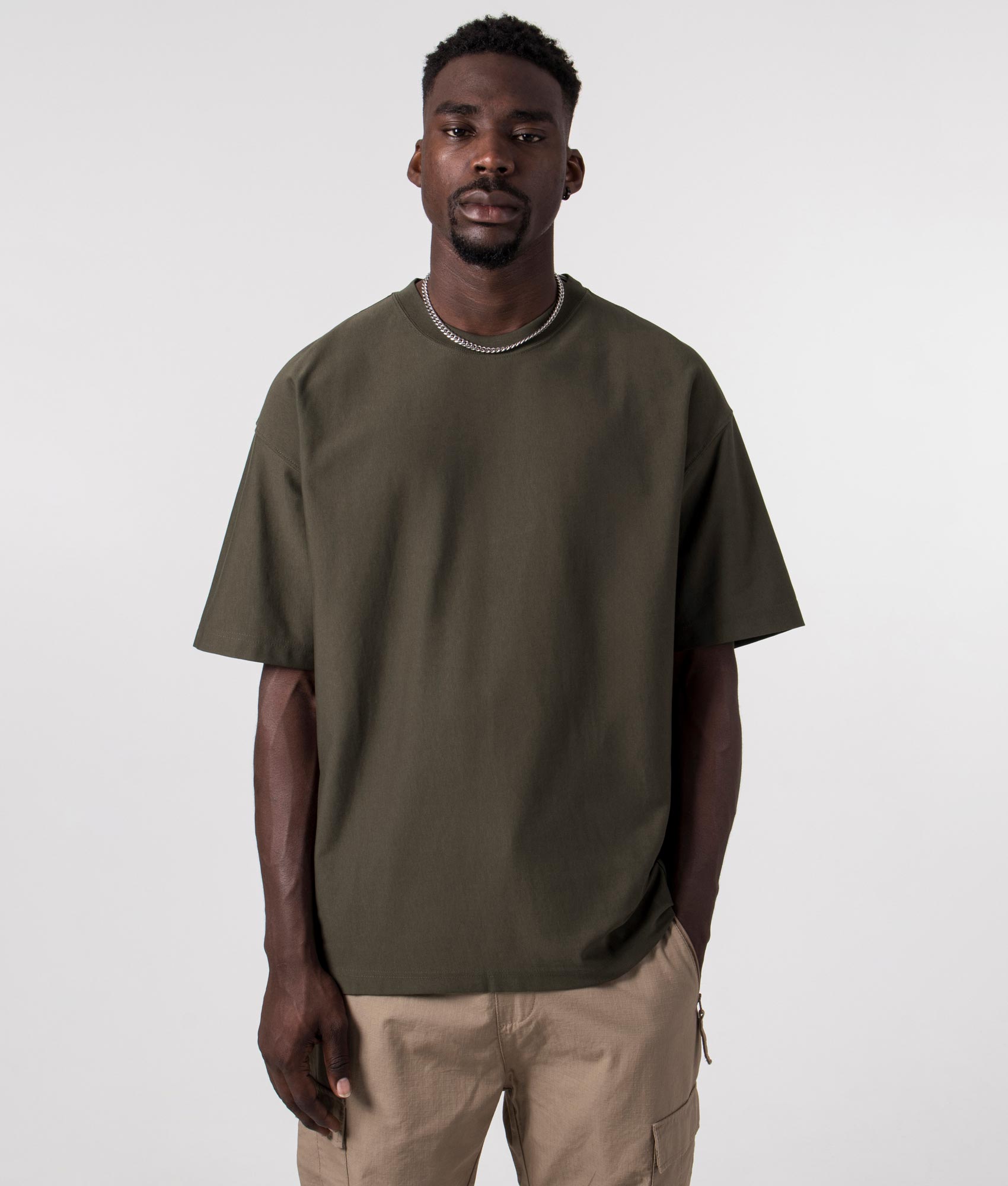 Carhartt WIP Mens Relaxed Fit Dawson T-Shirt - Colour: 63XX Cypress - Size: Small
