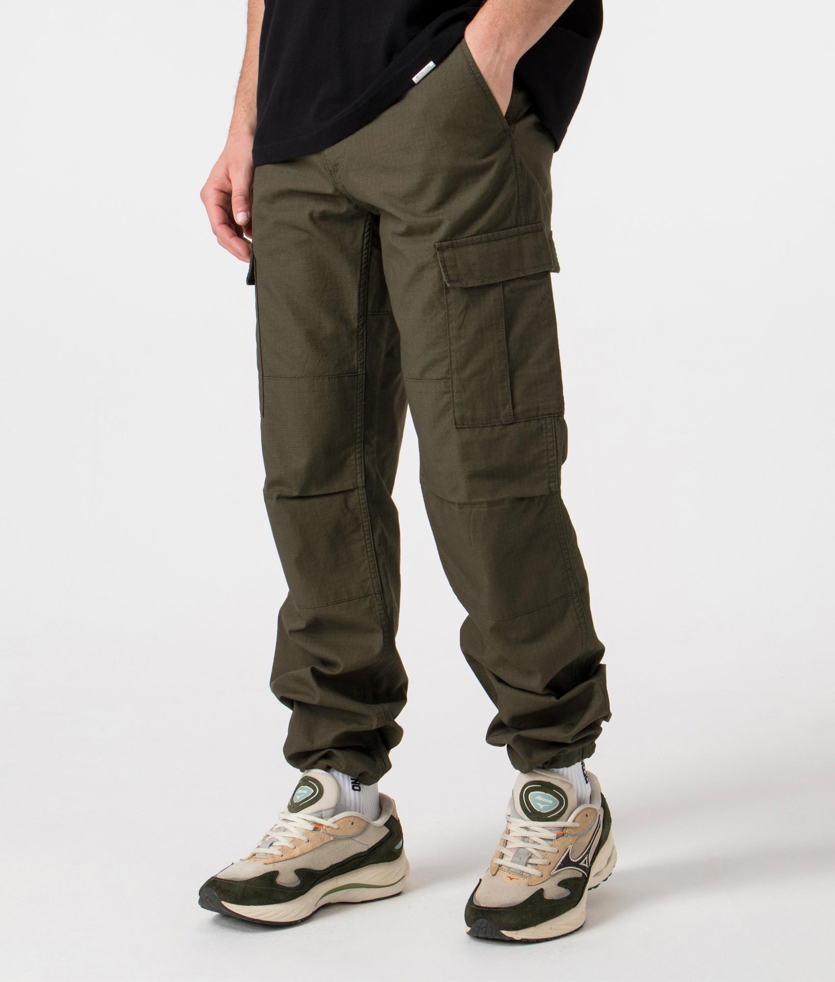 Carhartt WIP Mens Regular Fit Aviation Pants - Colour: 6302 Cypress - Size: 34S