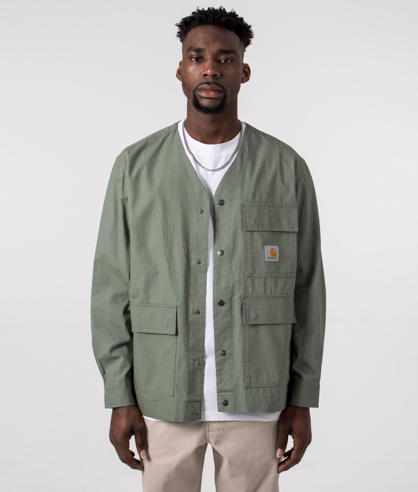 Carhartt WIP Mens Elroy Overshirt - Colour: 1YFXX Park - Size: Medium