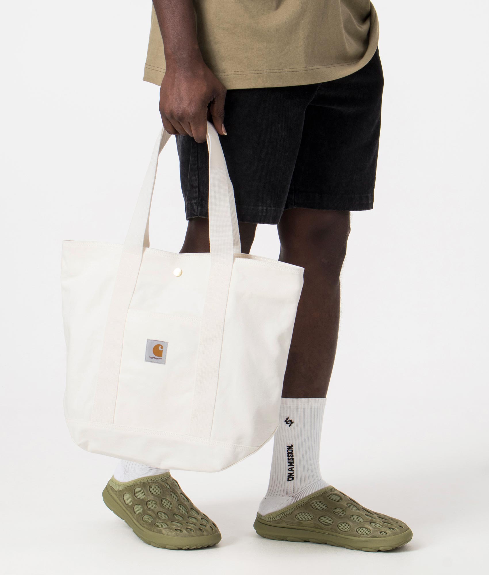 Carhartt WIP Mens Canvas Tote - Colour: D602 Wax - Size: One Size
