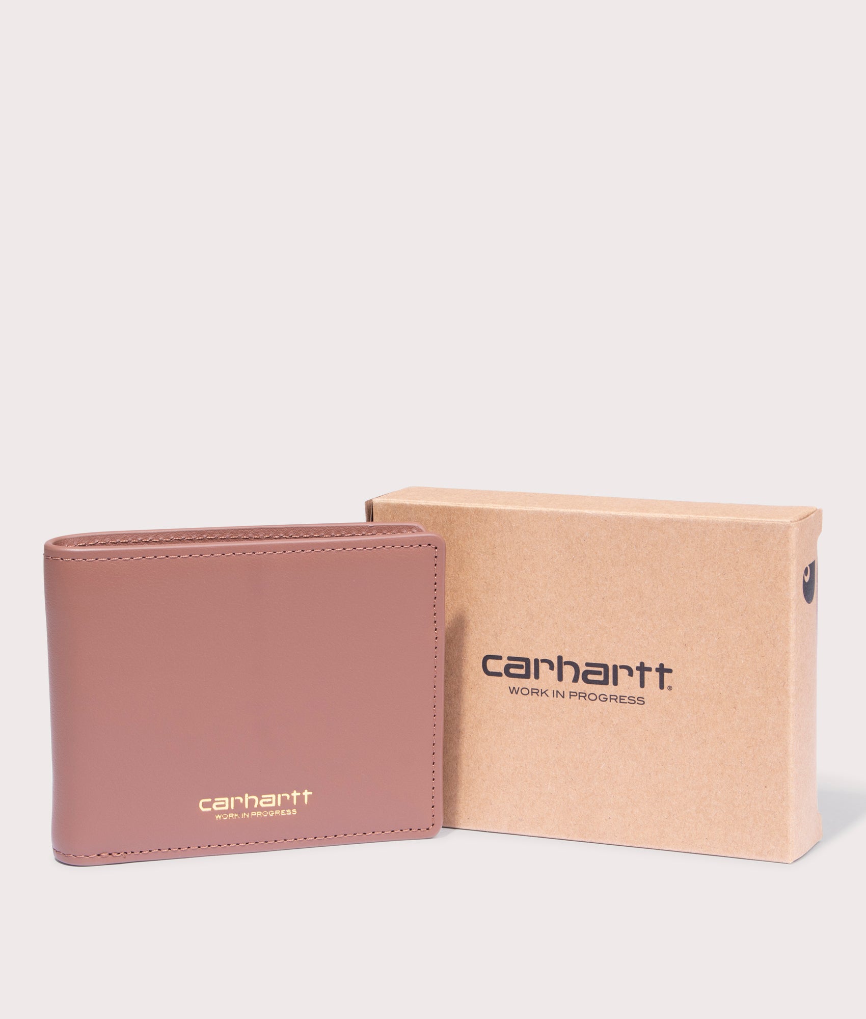 Carhartt WIP Mens Vegas Billfold Wallet - Colour: 20IXX Cognac/Gold - Size: One Size