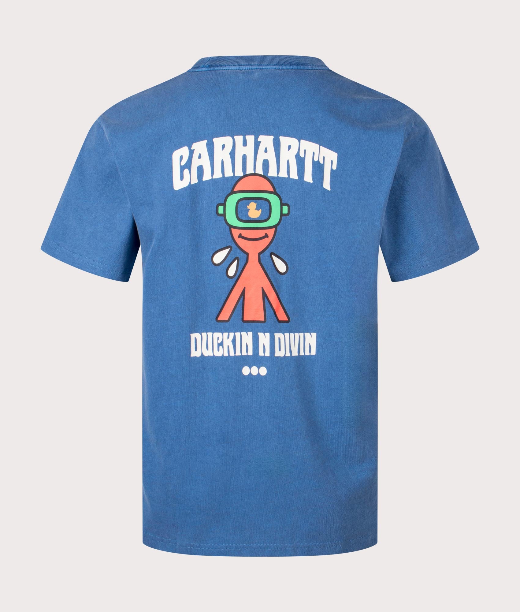 Carhartt WIP Mens Relaxed Fit Duckin' T-Shirt - Colour: 1YQGD Acapulco - Size: XL