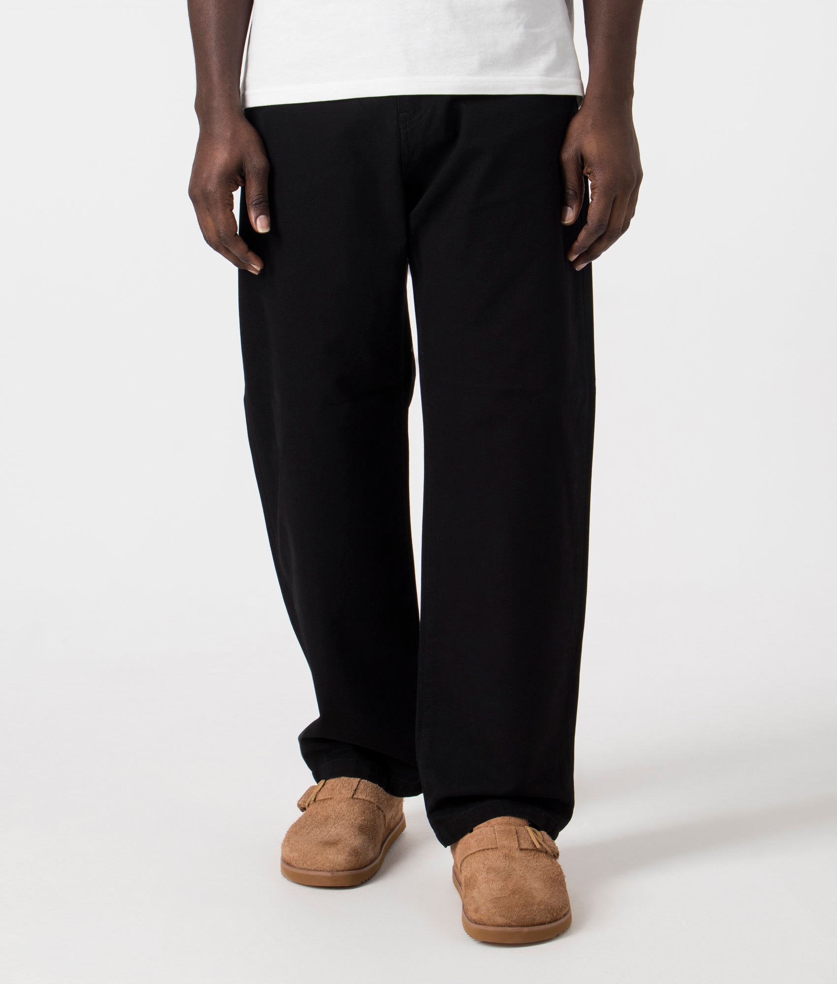 Carhartt WIP Mens Relaxed Fit Landon Pants - Colour: 8902 Black - Size: 32W