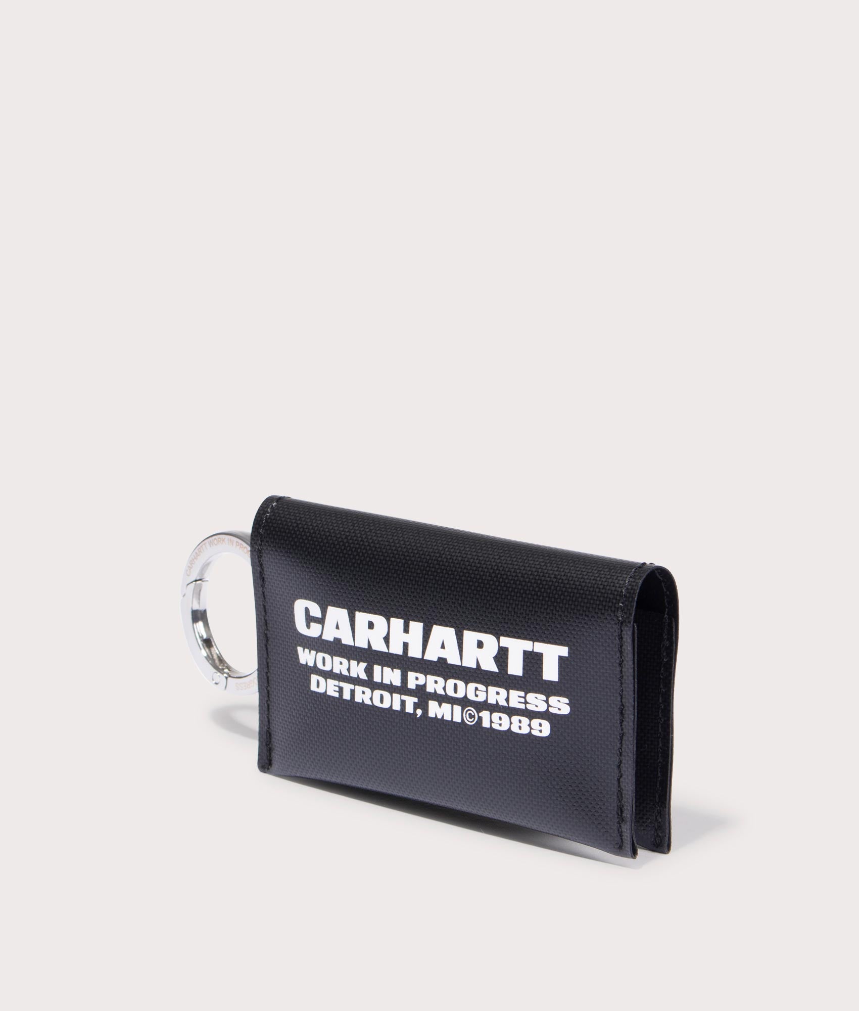 Carhartt WIP Mens Link Script Keychain - Colour: 0D2XX Black/White - Size: One Size