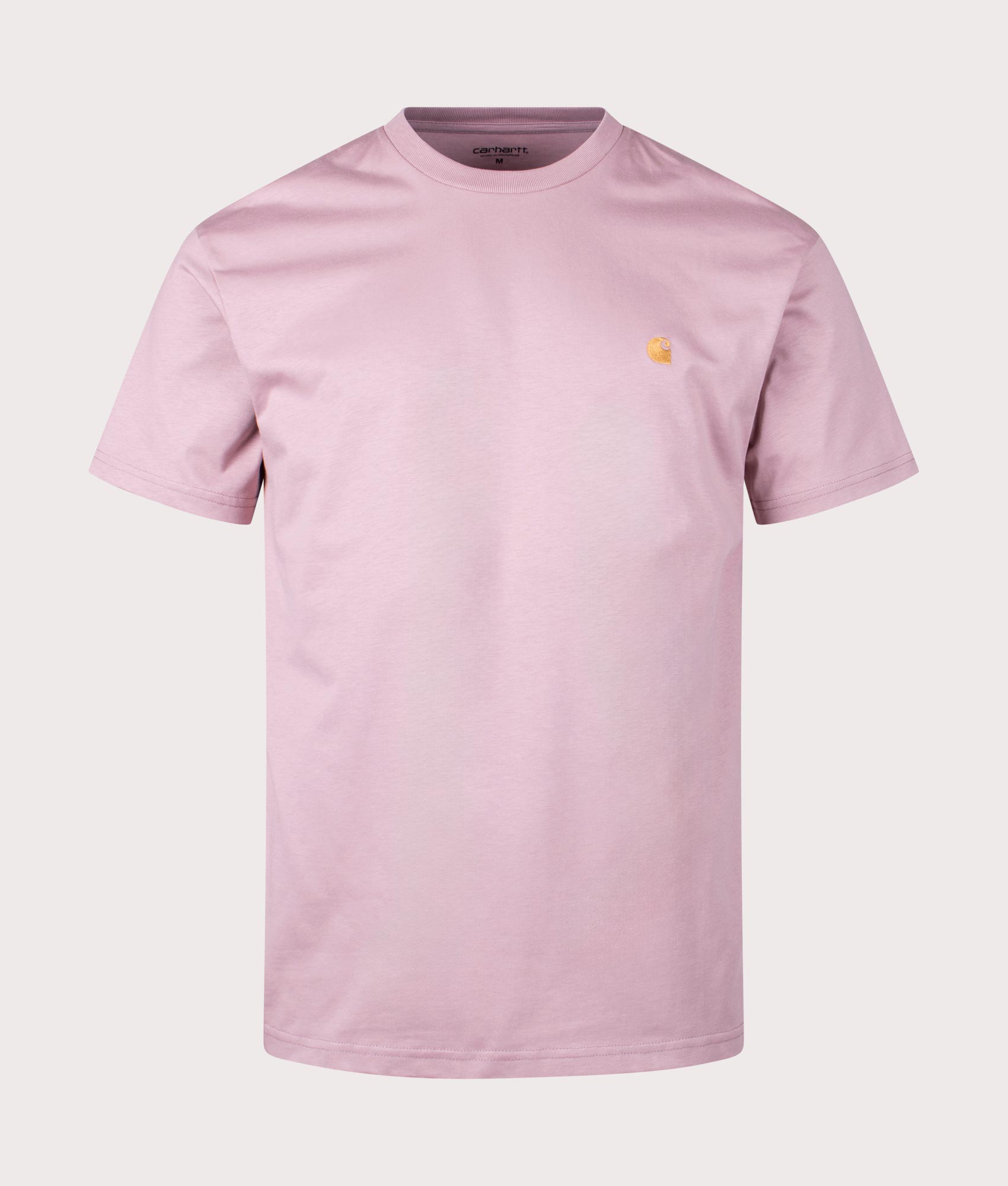 Carhartt WIP Mens Relaxed Fit Chase T-Shirt - Colour: 24CXX Glassy Pink/Gold - Size: XL