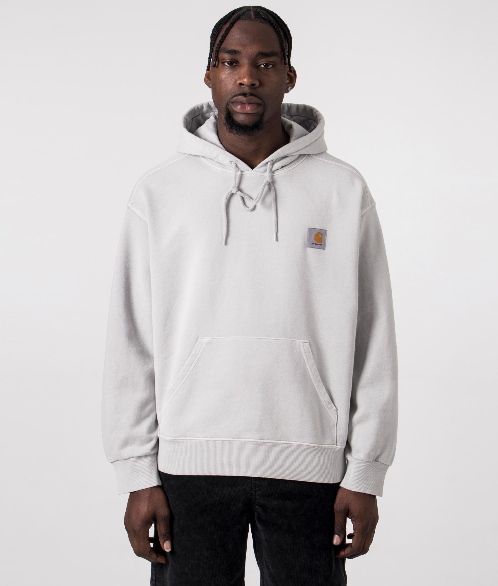 Carhartt WIP Mens Oversized Nelson Hoodie - Colour: 1YEGD Sonic Silver - Size: XL