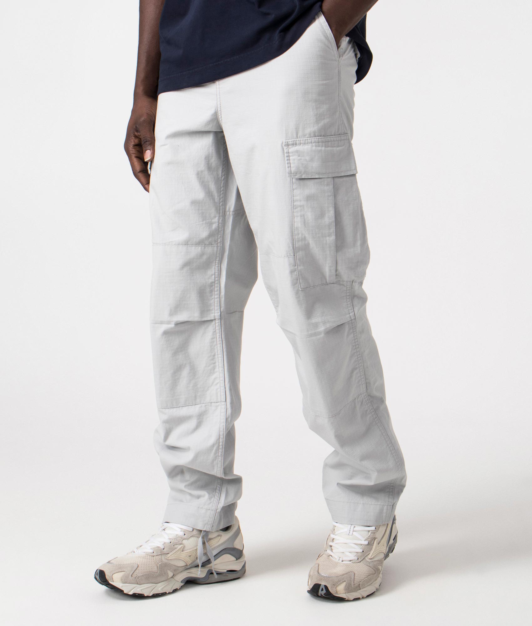 Carhartt WIP Mens Regular Fit Cargo Pants - Colour: 1YE02 Sonic Silver - Size: 36S
