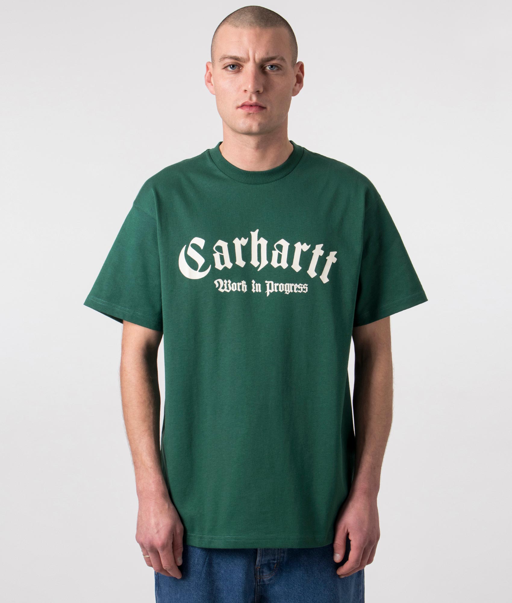 Carhartt WIP Mens Relaxed Fit Onyx T-Shirt - Colour: 20AXX Chervil/Wax - Size: XL