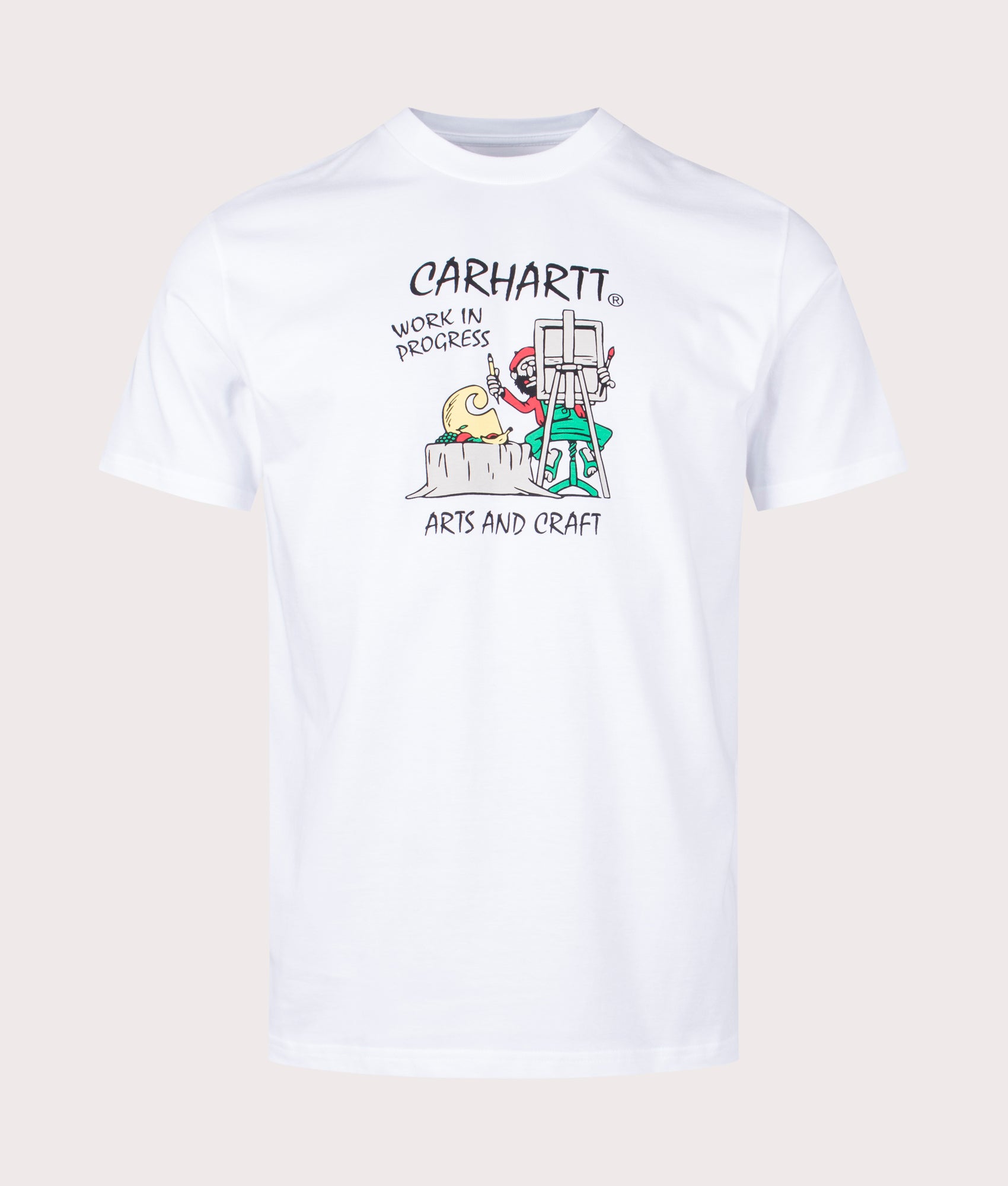 Carhartt WIP Mens Art Supply T-Shirt - Colour: 02XX White - Size: Medium