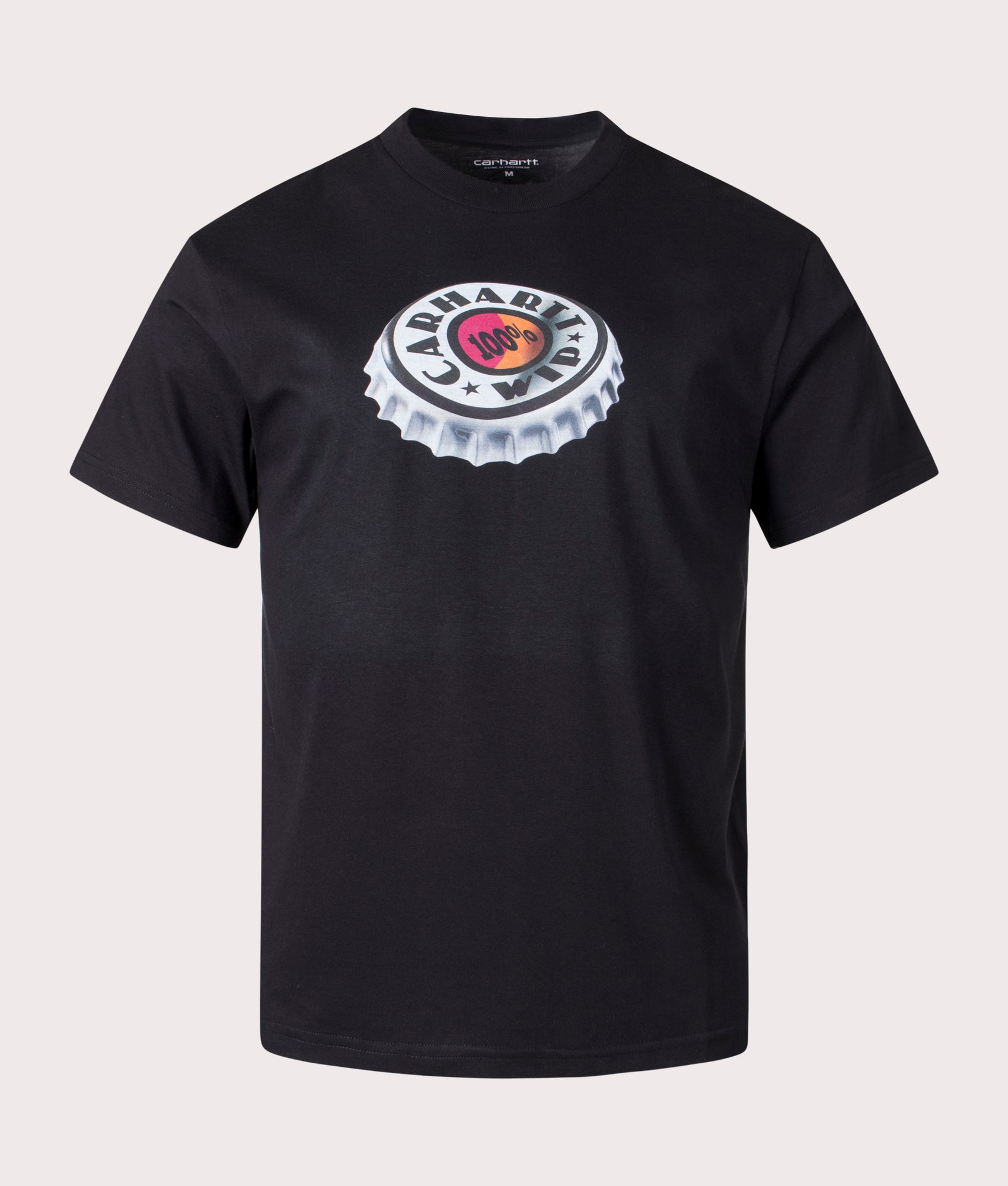 Carhartt WIP Mens Bottle Cap T-Shirt - Colour: 89XX Black - Size: Large