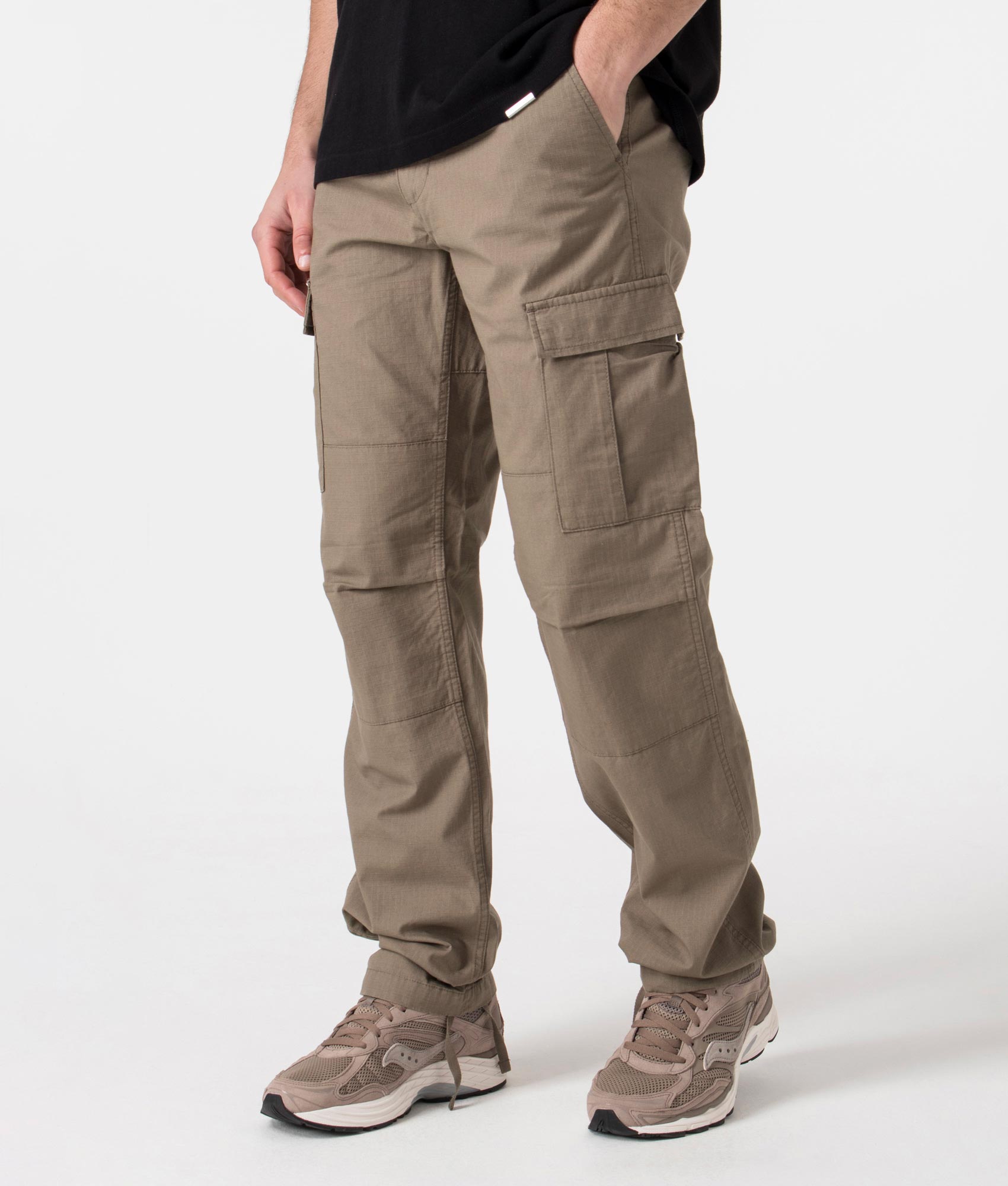 Carhartt WIP Mens Regular Fit Aviation Pant - Colour: 1YJ02 Branch - Size: 34R