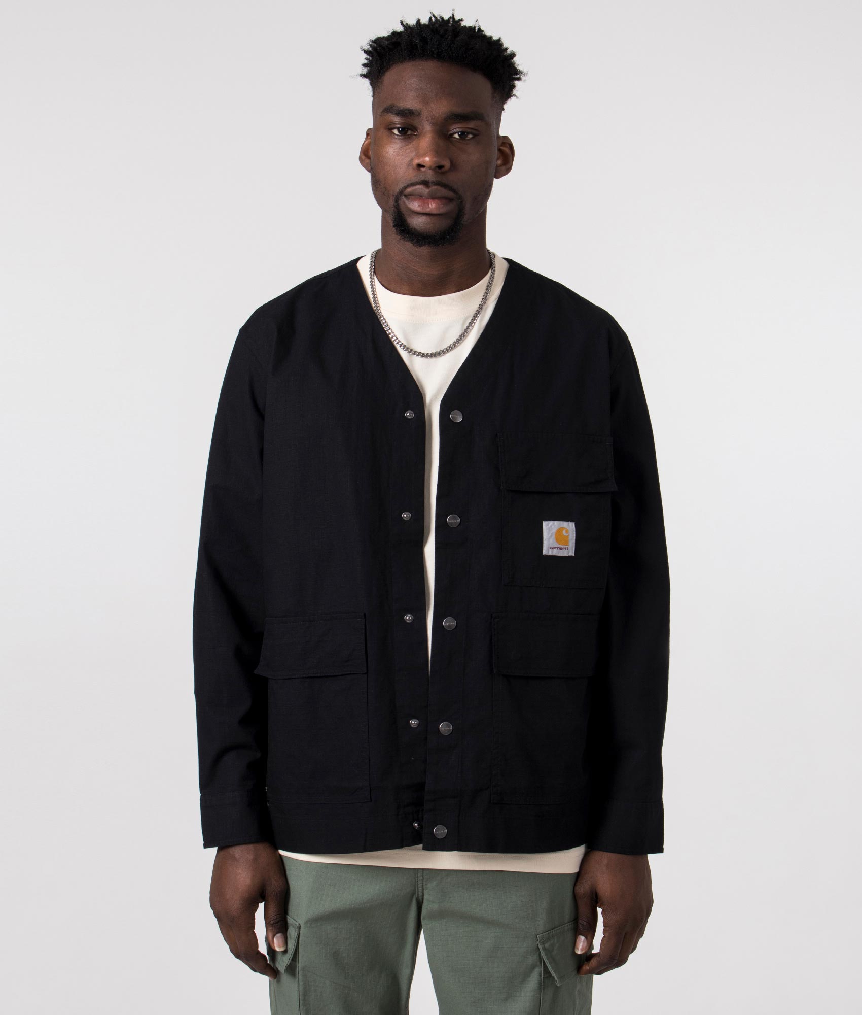 Carhartt WIP Mens Elroy Overshirt - Colour: 89XX Black - Size: Medium