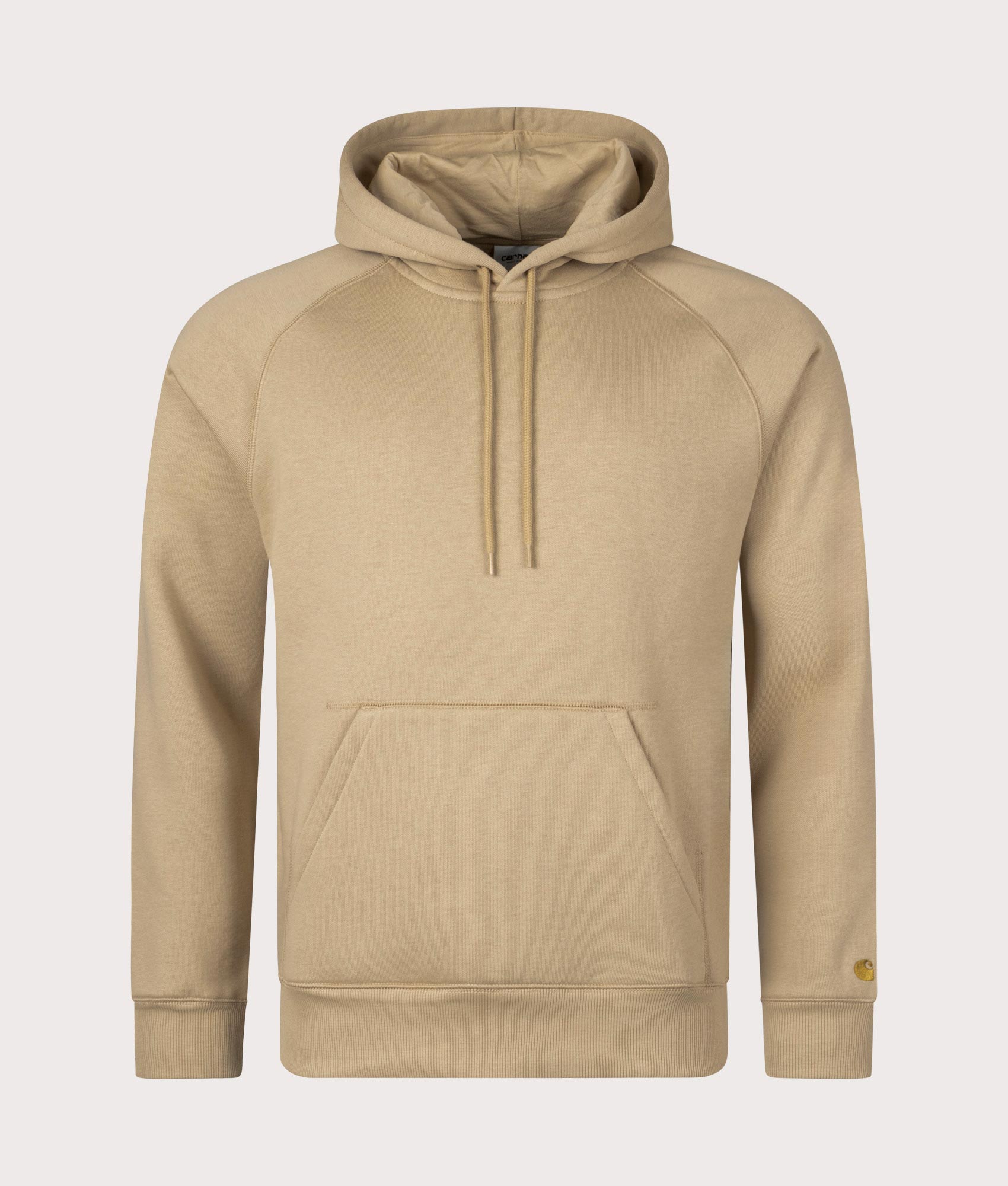 Carhartt WIP Mens Chase Hoodie - Colour: 22IXX Sable/Gold - Size: Large