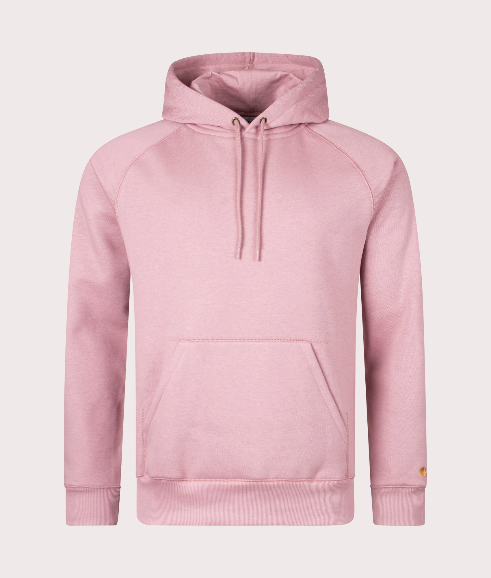 Carhartt WIP Mens Chase Hoodie - Colour: 24CXX Glassy Pink/Gold - Size: Medium