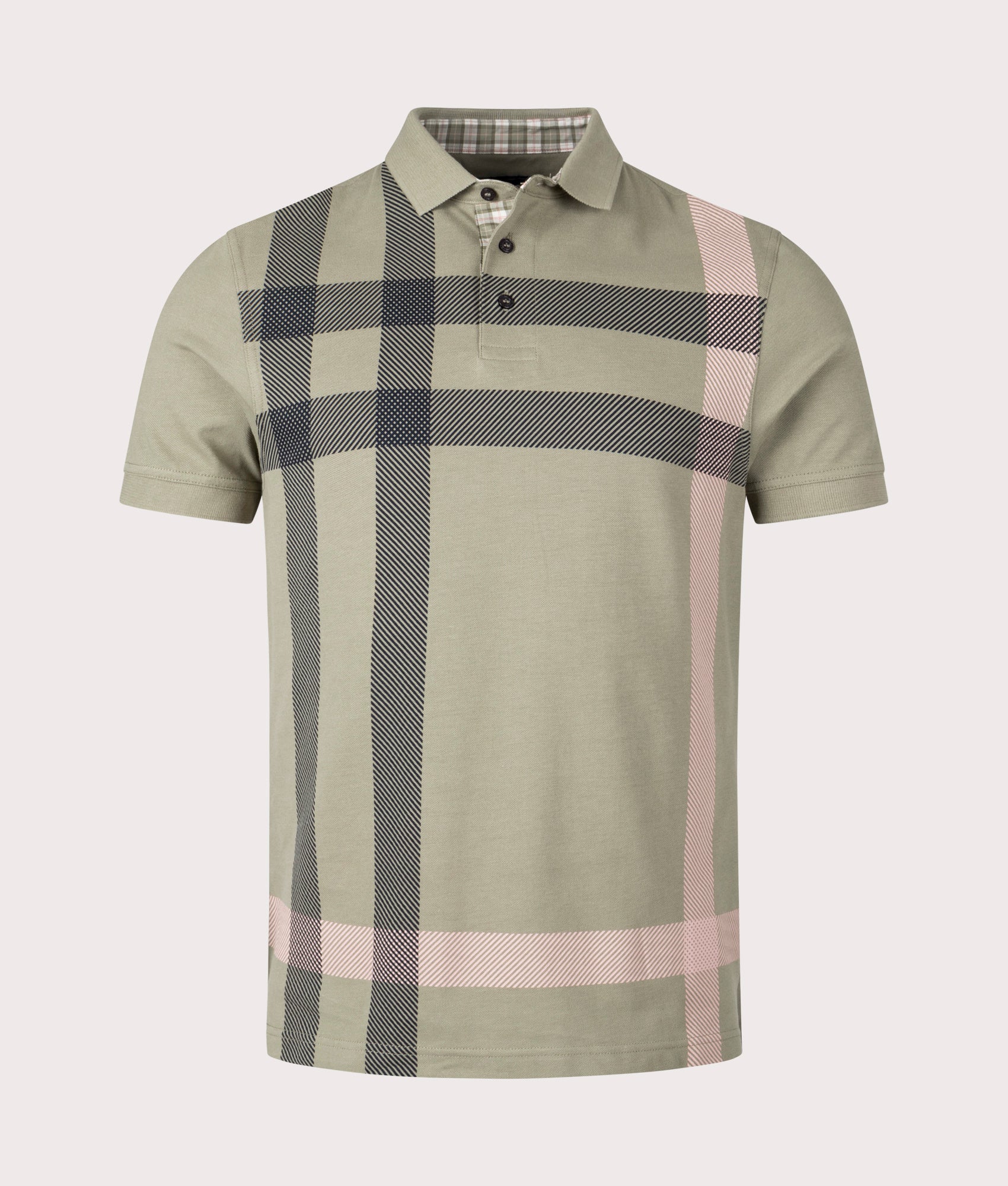 Barbour Lifestyle Mens Blaine Polo Shirt - Colour: OL38 Dusty Green - Size: Medium