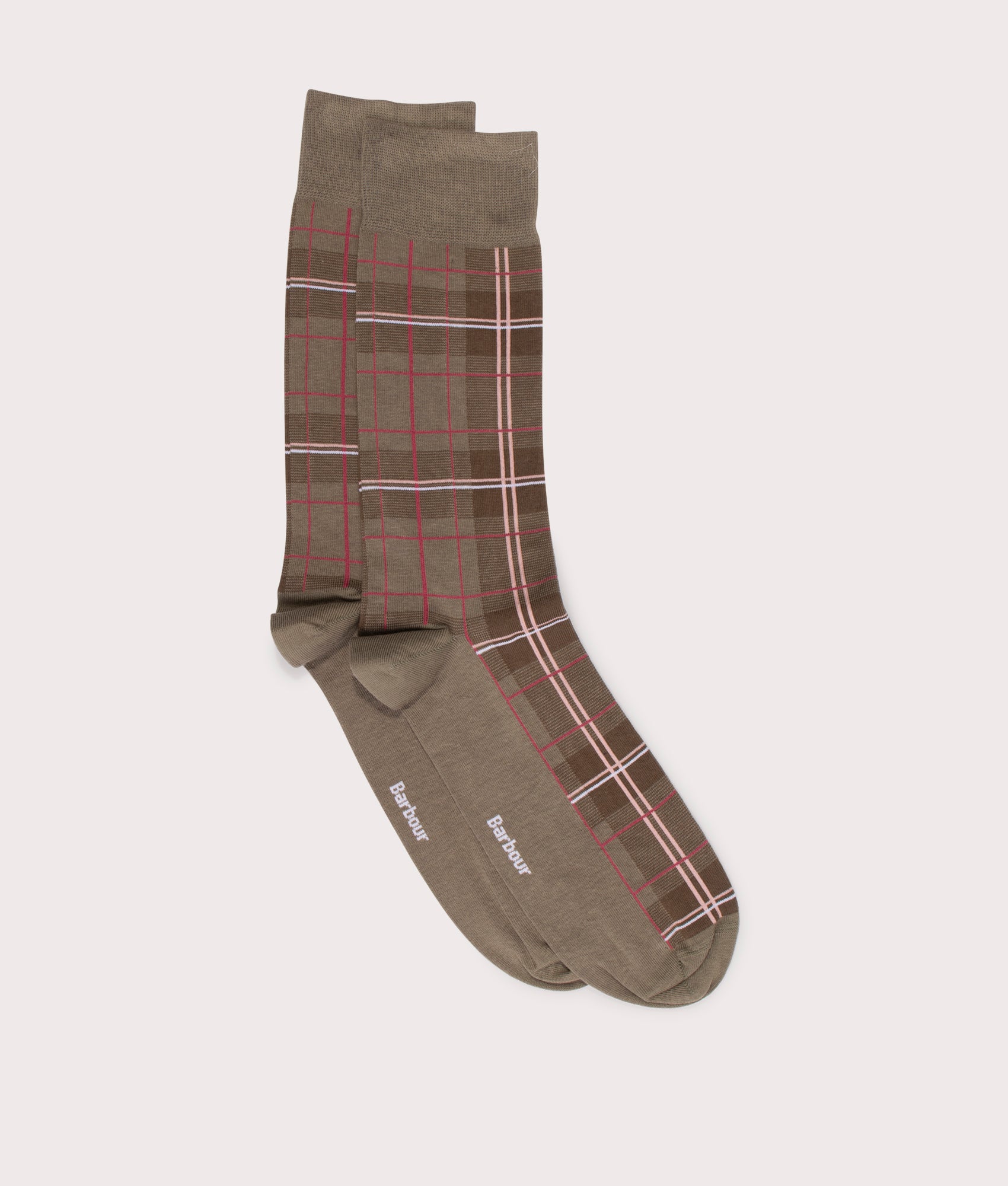 Barbour Lifestyle Mens Blyth Socks - Colour: TN24 Glenmore Olive - Size: Large