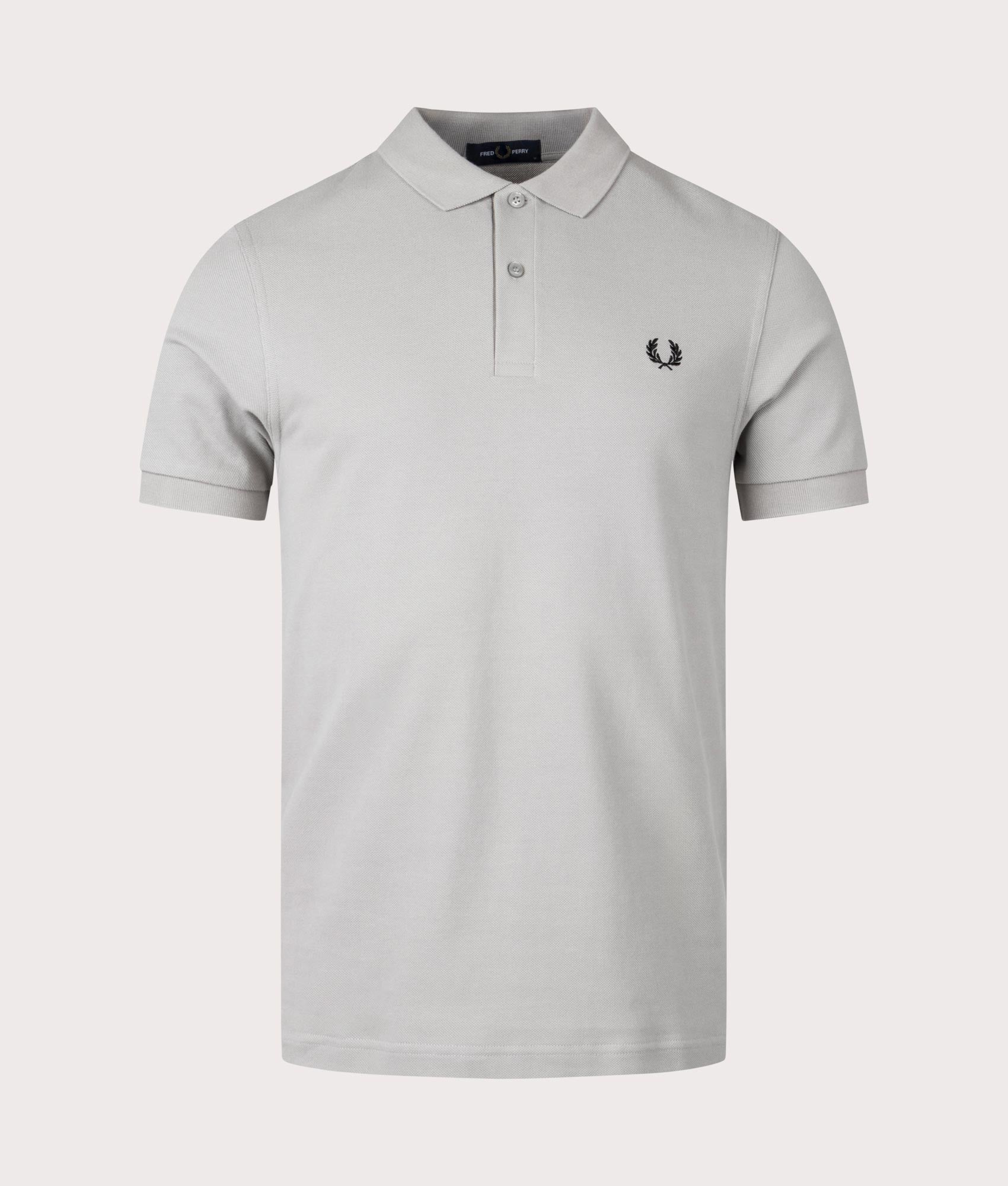 Fred Perry Mens M6000 Polo Shirt - Colour: R41 Limestone/Black - Size: XXL