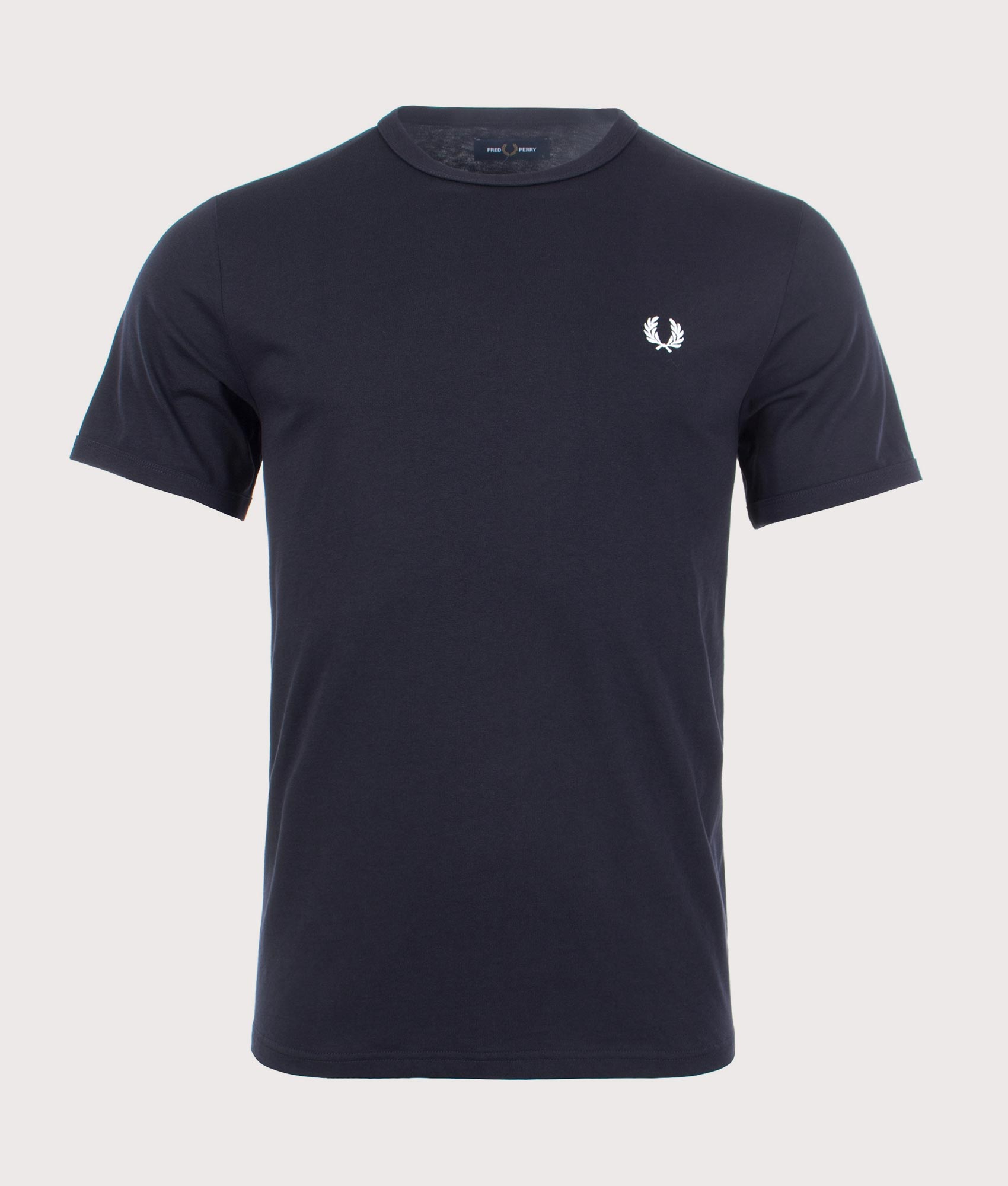 Fred Perry Mens Ringer T-Shirt - Colour: Core 608 Navy - Size: XXL