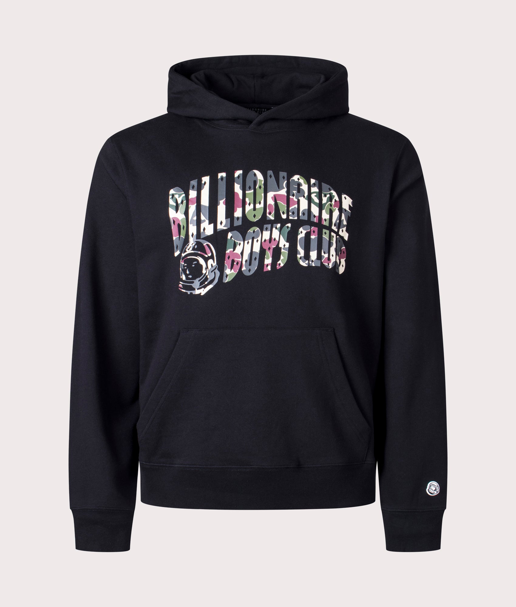 Billionaire Boys Club Mens Duck Camo Arch Logo Hoodie - Colour: Black - Size: Large