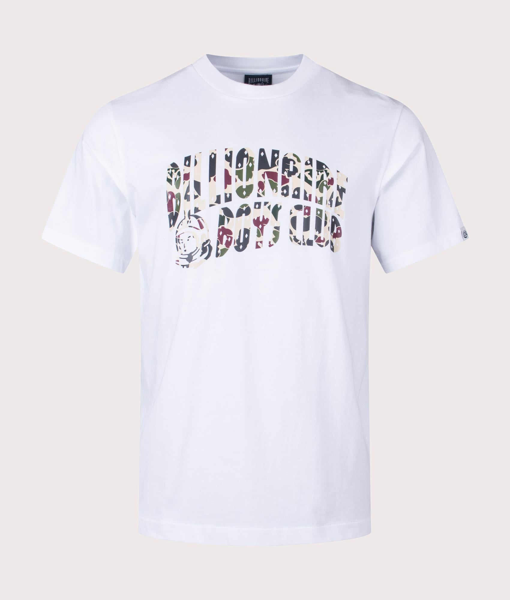 Billionaire Boys Club Mens Duck Camo Arch Logo T-Shirt - Colour: White - Size: Large