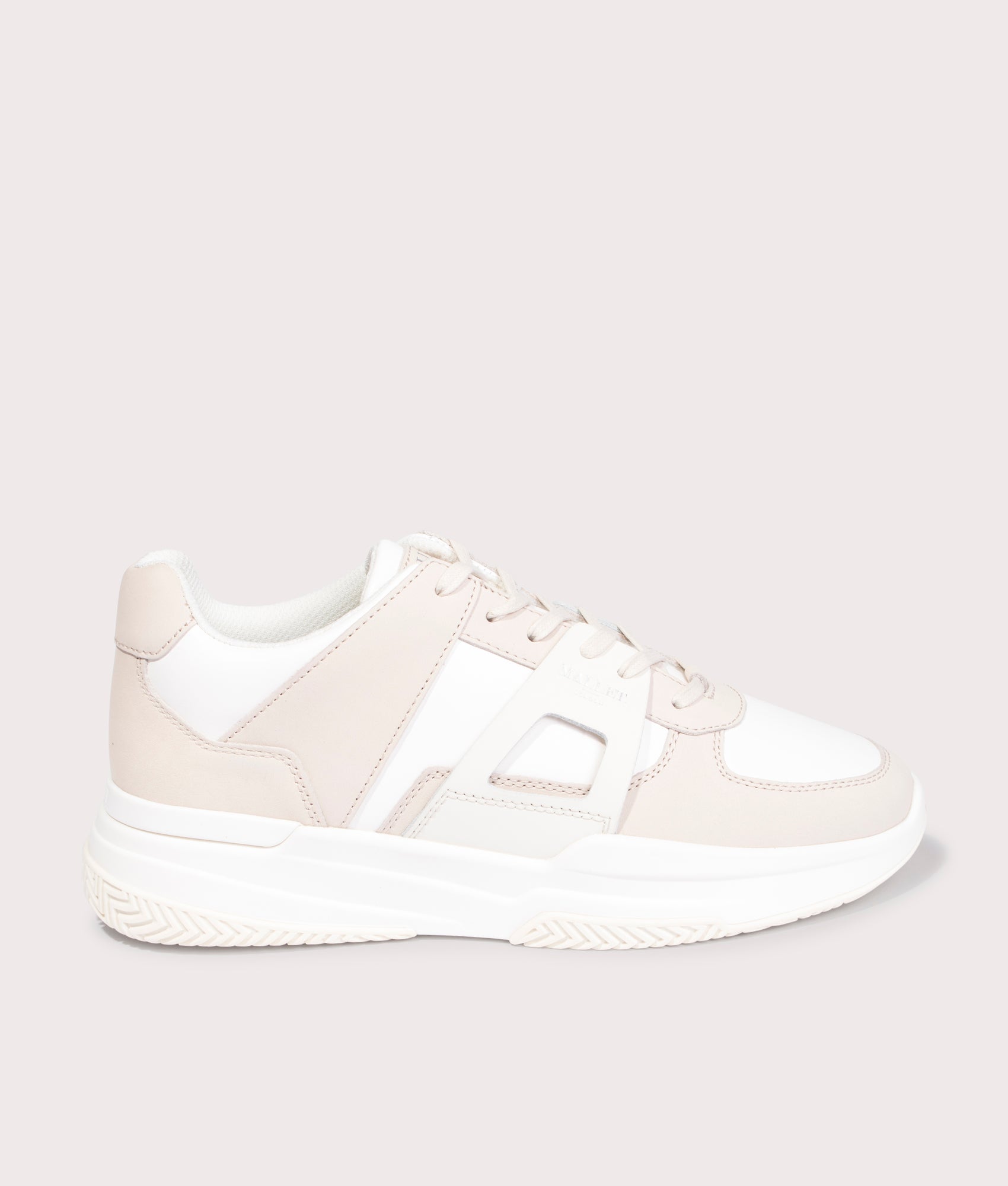 Mallet Mens Marquess Sneakers - Colour: OFWTAU Off-White Taupe - Size: 8