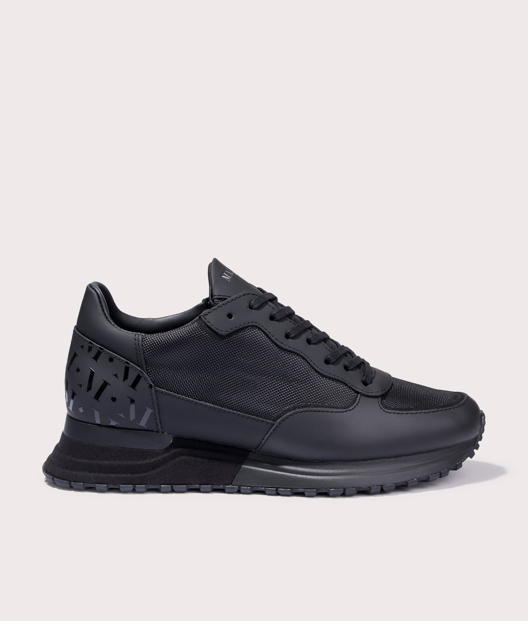 Mallet Mens Popham Sneakers - Colour: BALMDN Triple Black - Size: 8