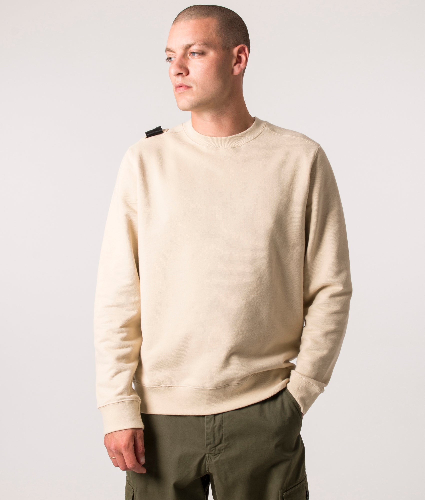 MA.Strum Mens Core Crew Sweatshirt - Colour: M021 Ash - Size: XXL