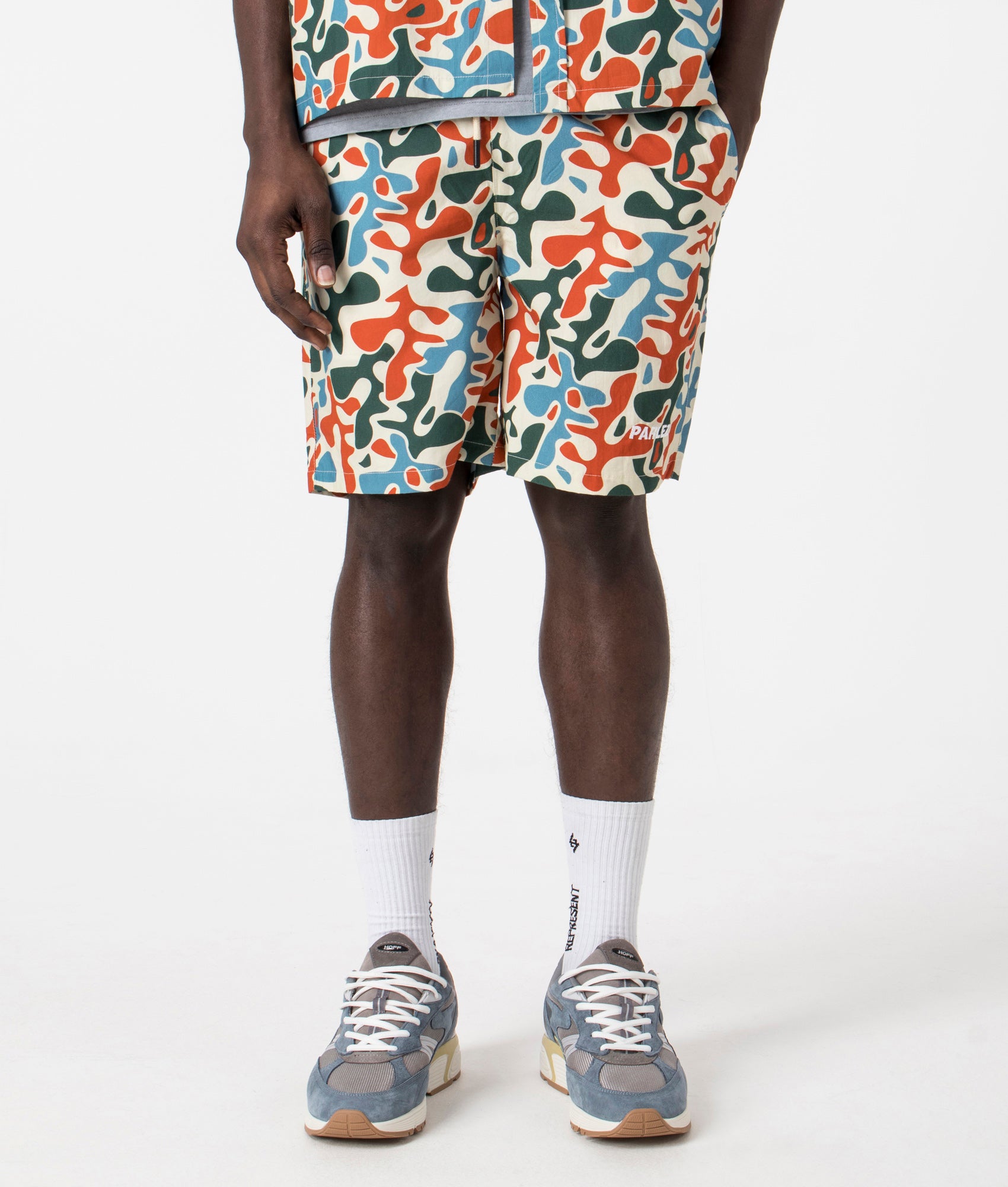 Parlez Mens Puerto Shorts - Colour: Camo Multi - Size: Large