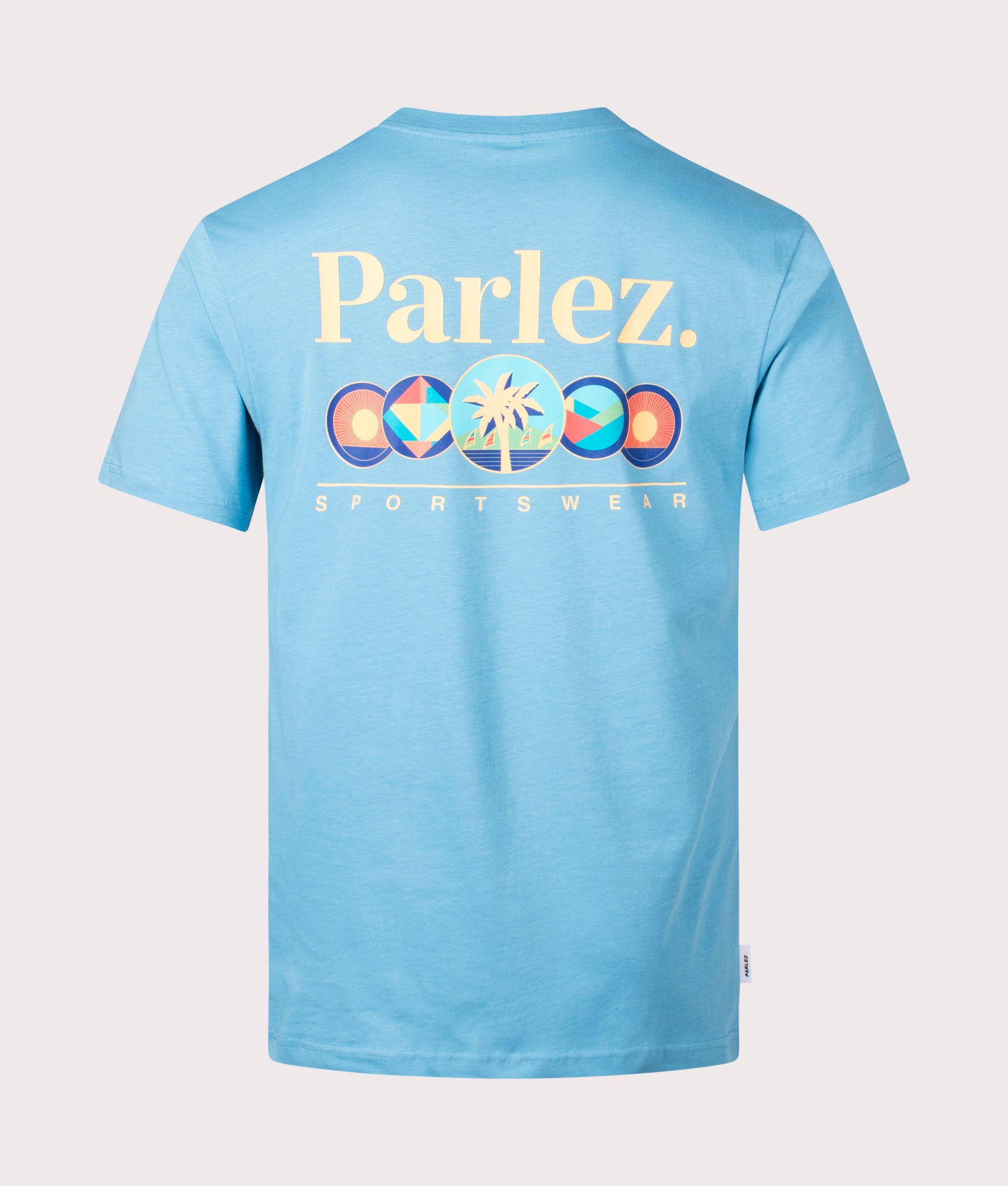 Parlez Mens Reefer T-Shirt - Colour: Dusty Blue - Size: Medium