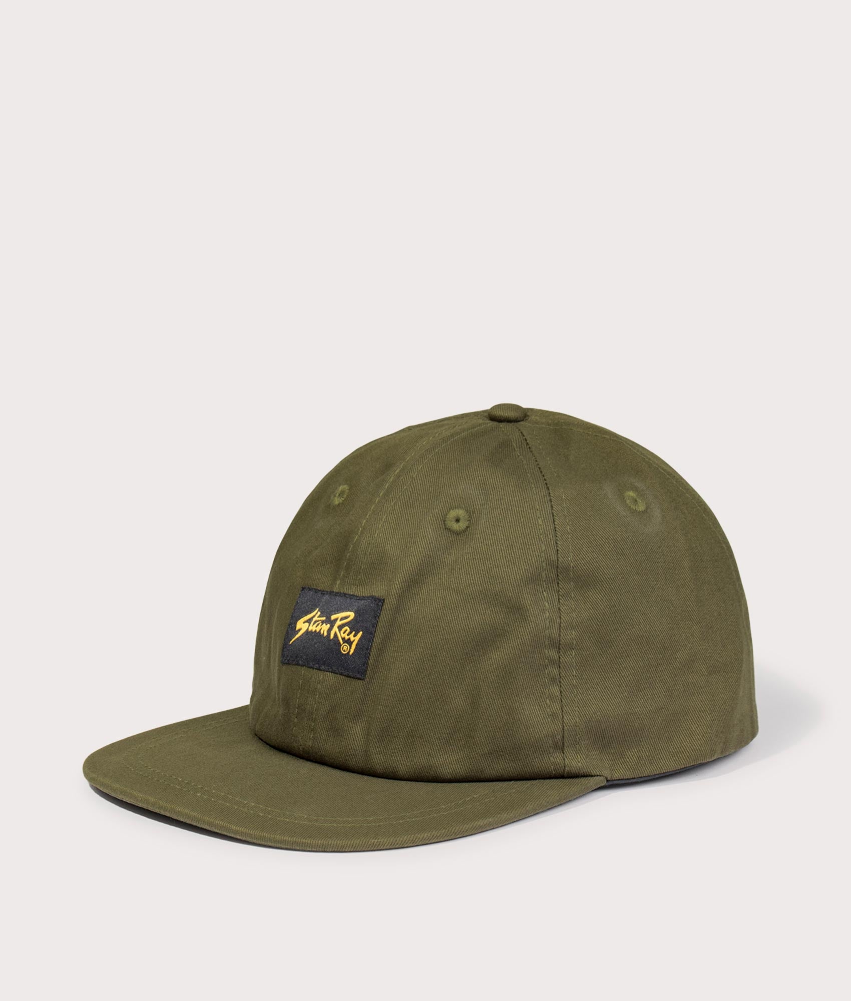 Stan Ray Mens Twill Ball Cap - Colour: Olive - Size: One Size