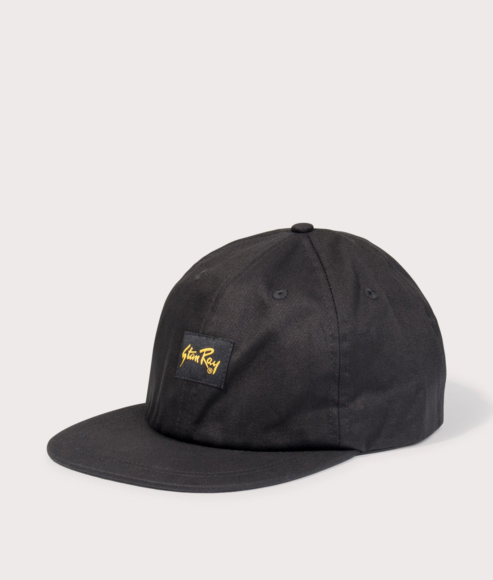 Stan Ray Mens Twill Ball Cap - Colour: Black - Size: One Size