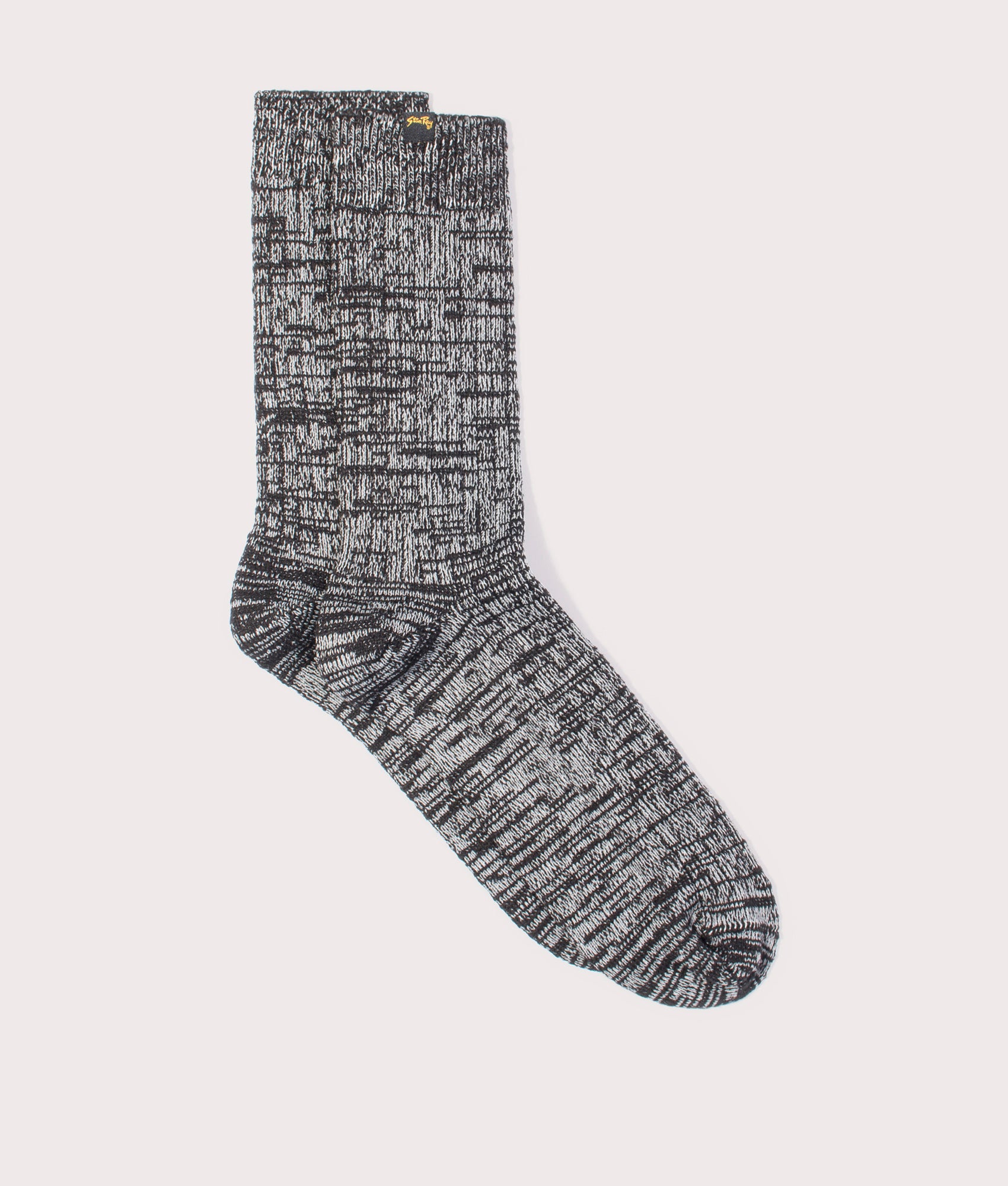 Stan Ray Mens Field Sock - Colour: Black/Natural - Size: L/XL